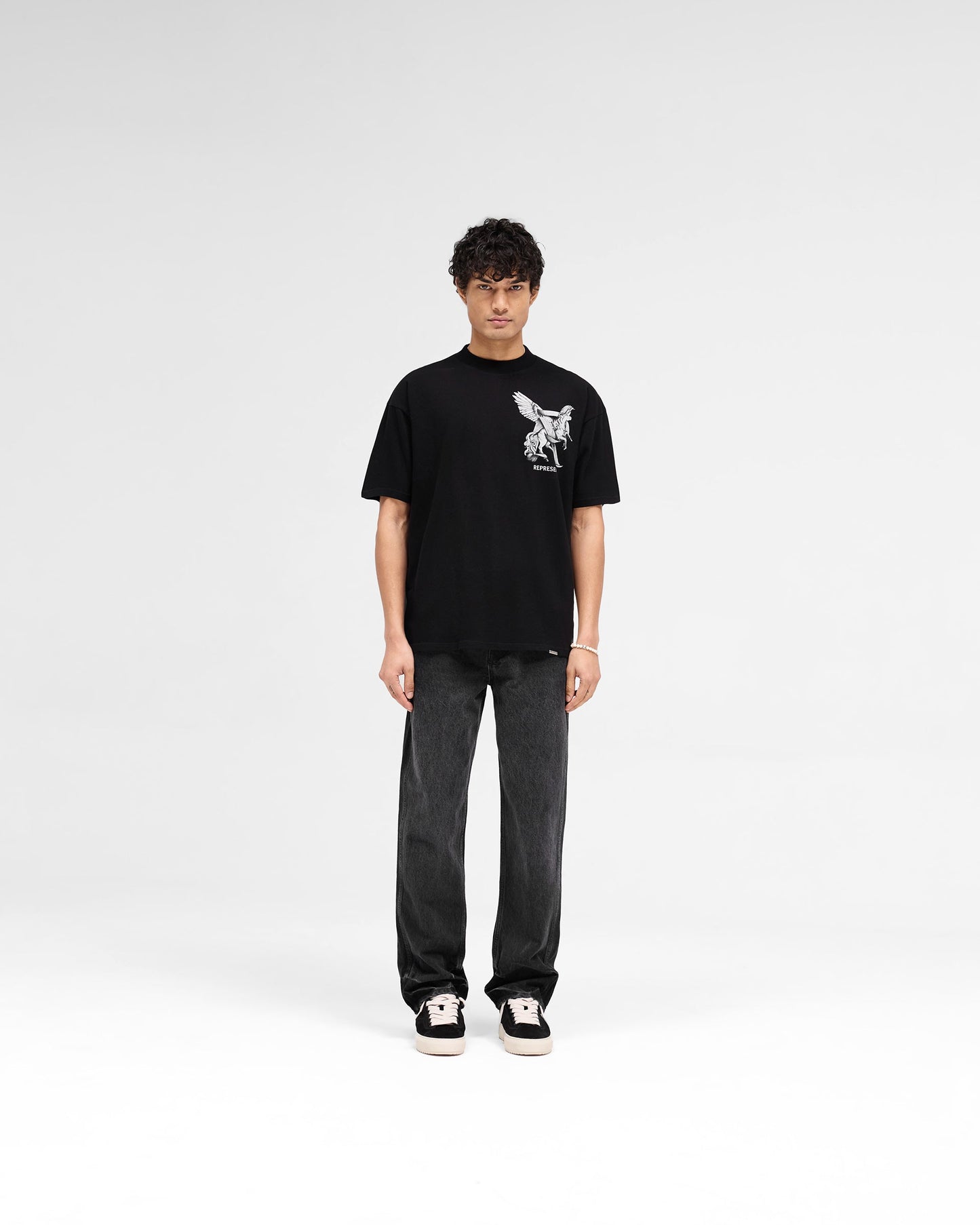 Elegance In Motion T-Shirt - Jet Black