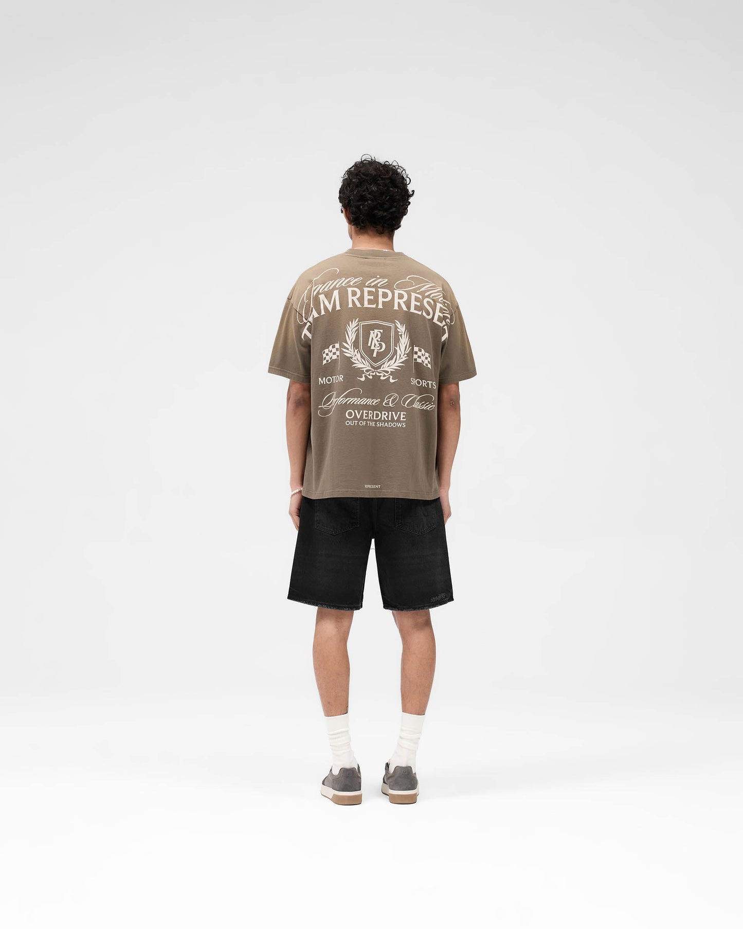 Crest T-Shirt - Dark Taupe