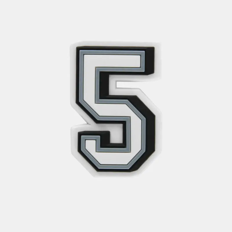 Jibbitz B&W Number 5