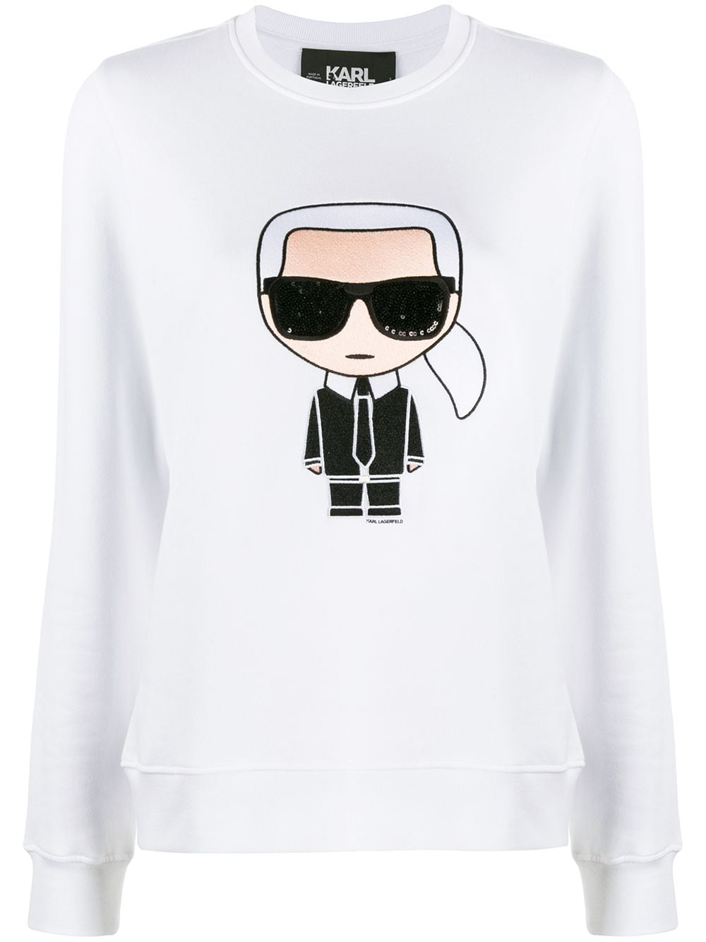 Karl Lagerfeld Karl motif long-sleeve top