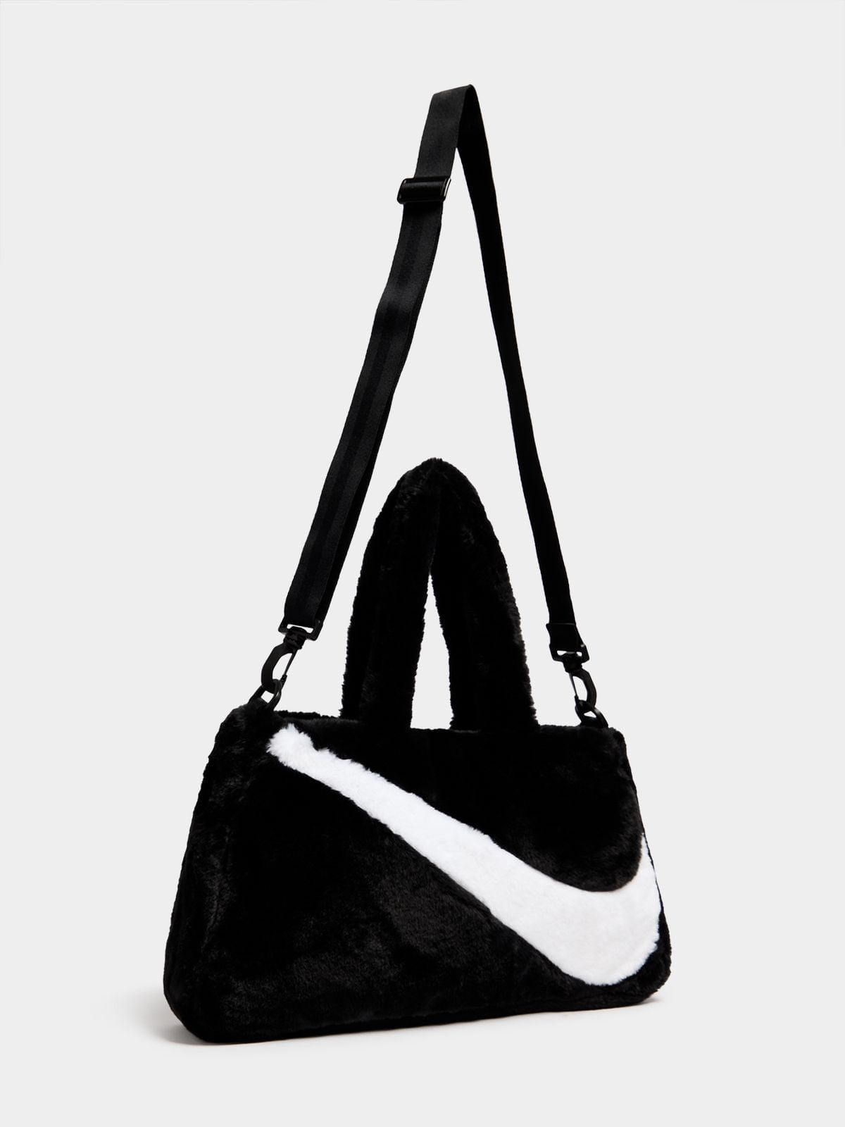 Nike Women's Fur Tote Bag Black Shopper