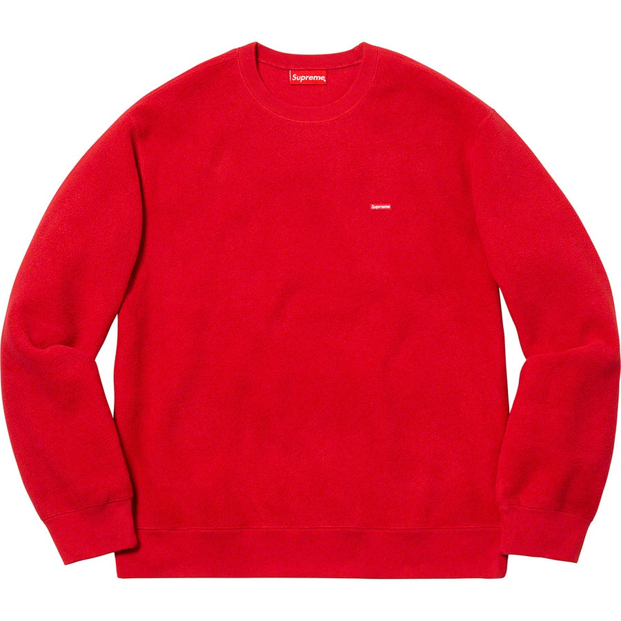 SUPREME POLARTEC FLEECE CREWNECK RED