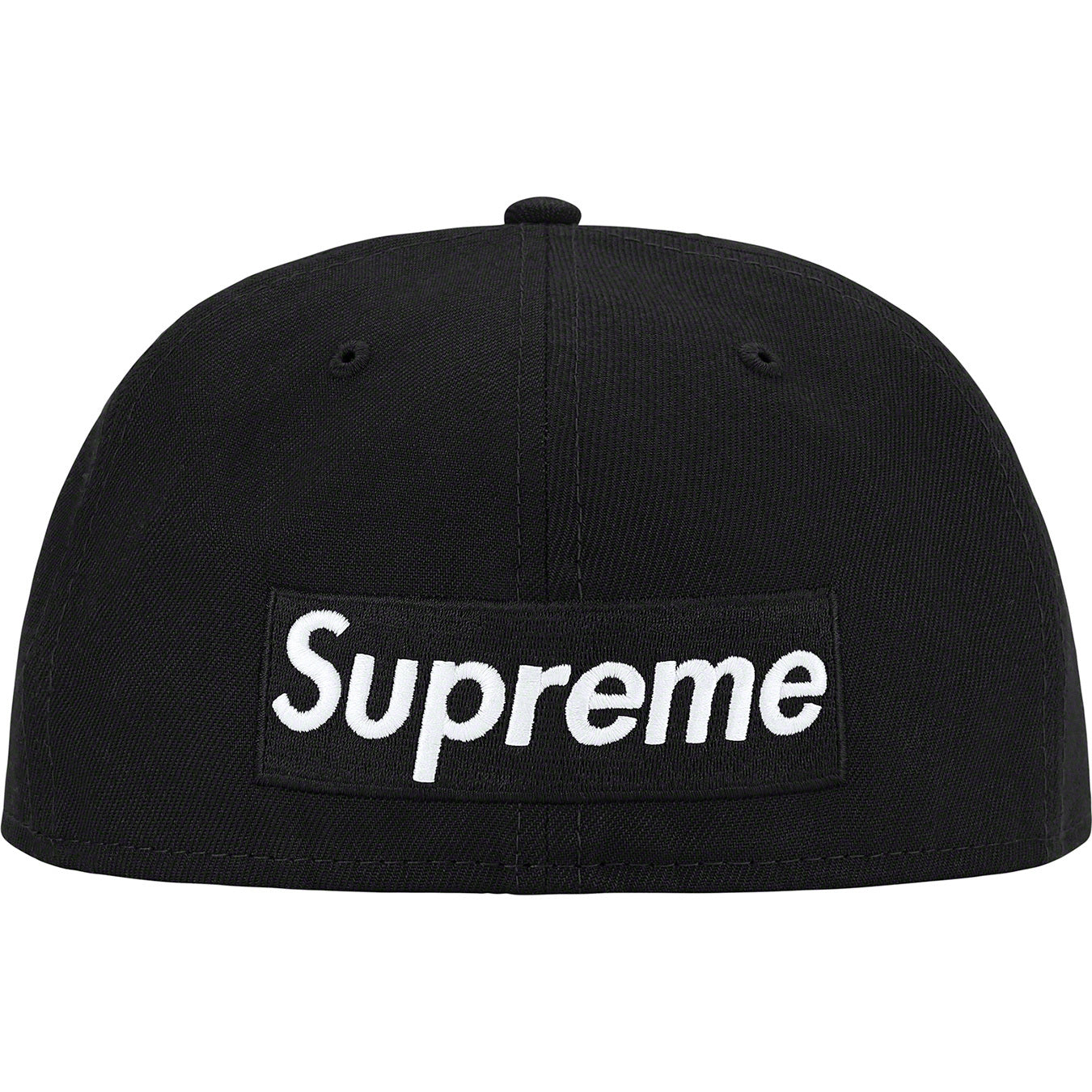 SUPREME REVERSE BOX LOGO NEW ERA BLACK
