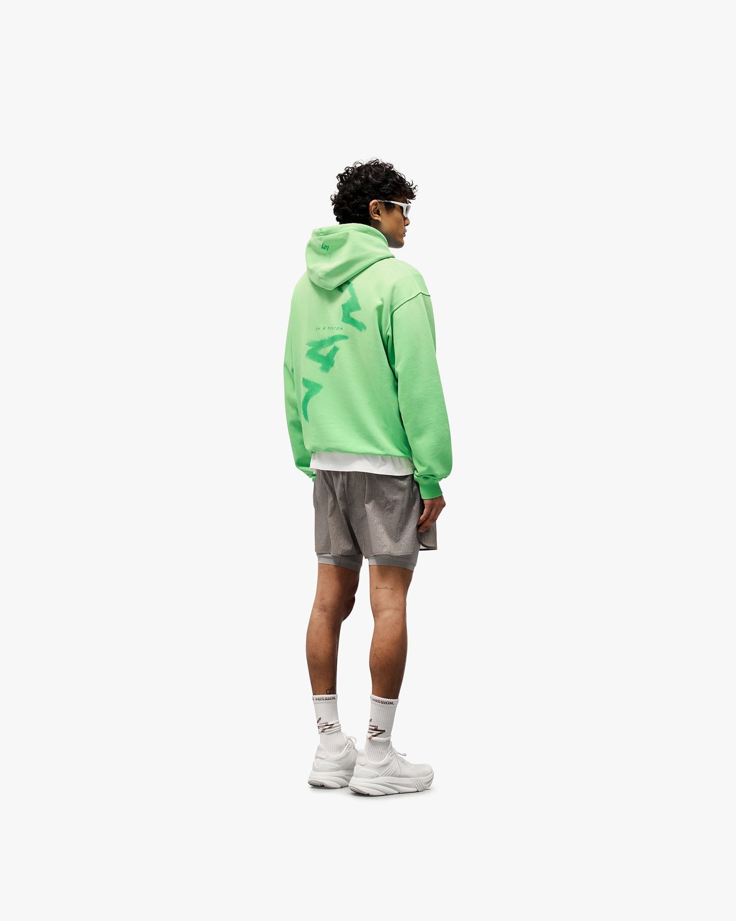 247 Motion Oversized Hoodie - Speed Green