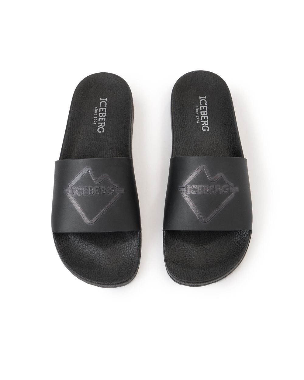 Iceberg Black Slides Comfort Timeless