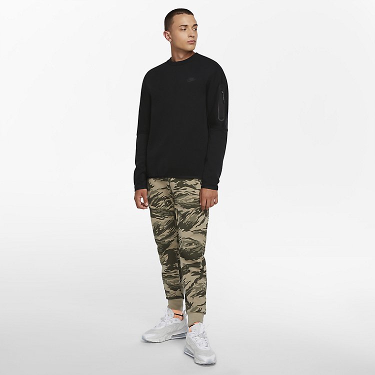 Nike Sportswear Tech Fleece Crew 'Black' CU4505-010