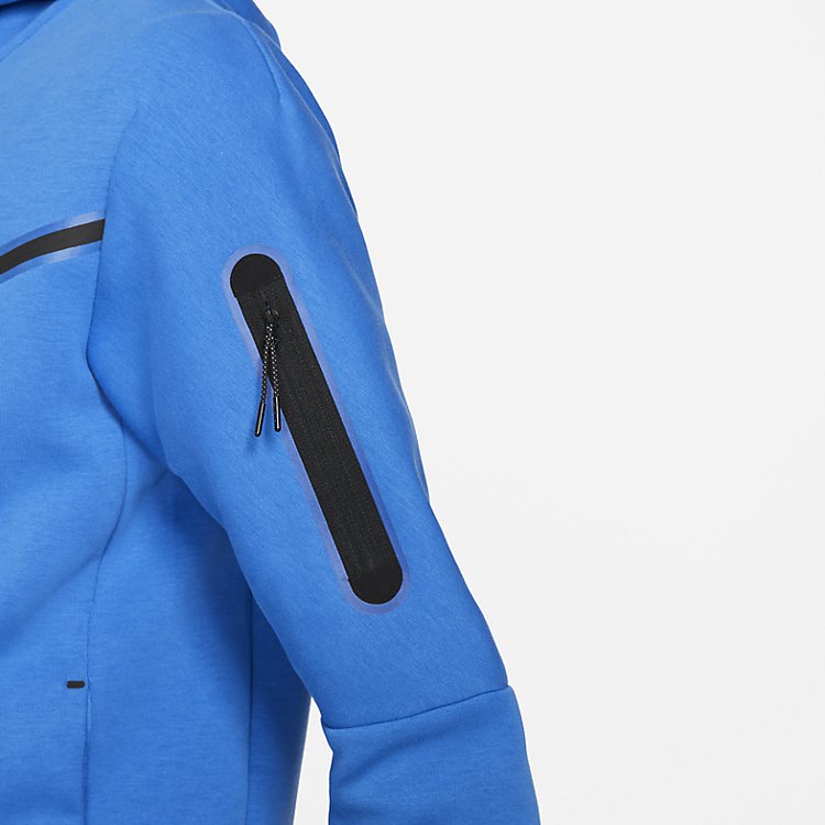 Nike Sportswear Tech Fleece Full-Zip Hoodie 'Signal Blue' CU4489-403