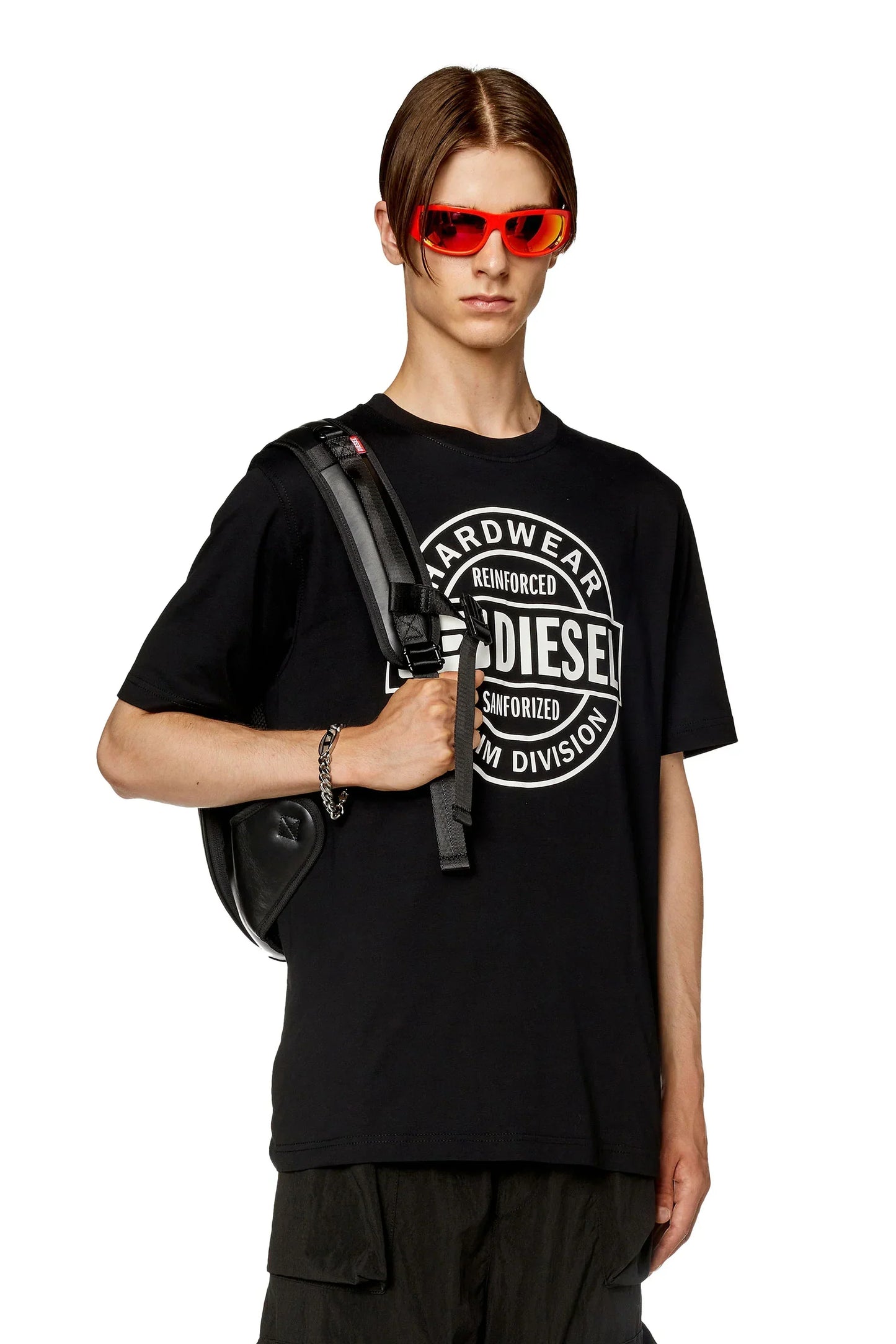 Diesel T-shirt with Diesel Hardwear print