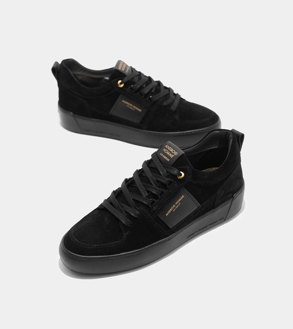 Android Homme Point Dume Low Black Stingray Nubuck AHP233-29