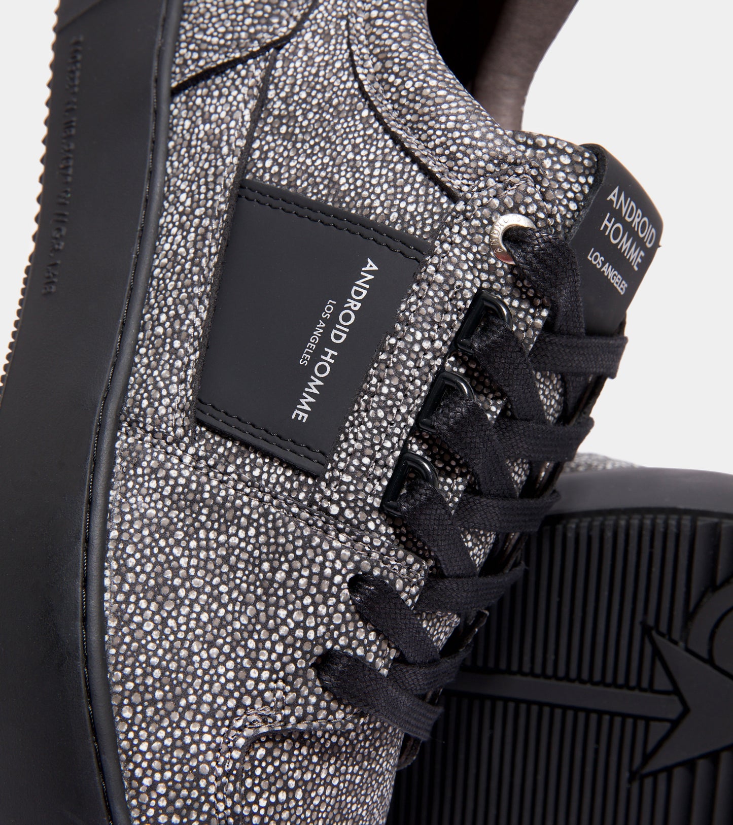 Android Homme Point Dume Low Black Reflective Caviar AHP241-06