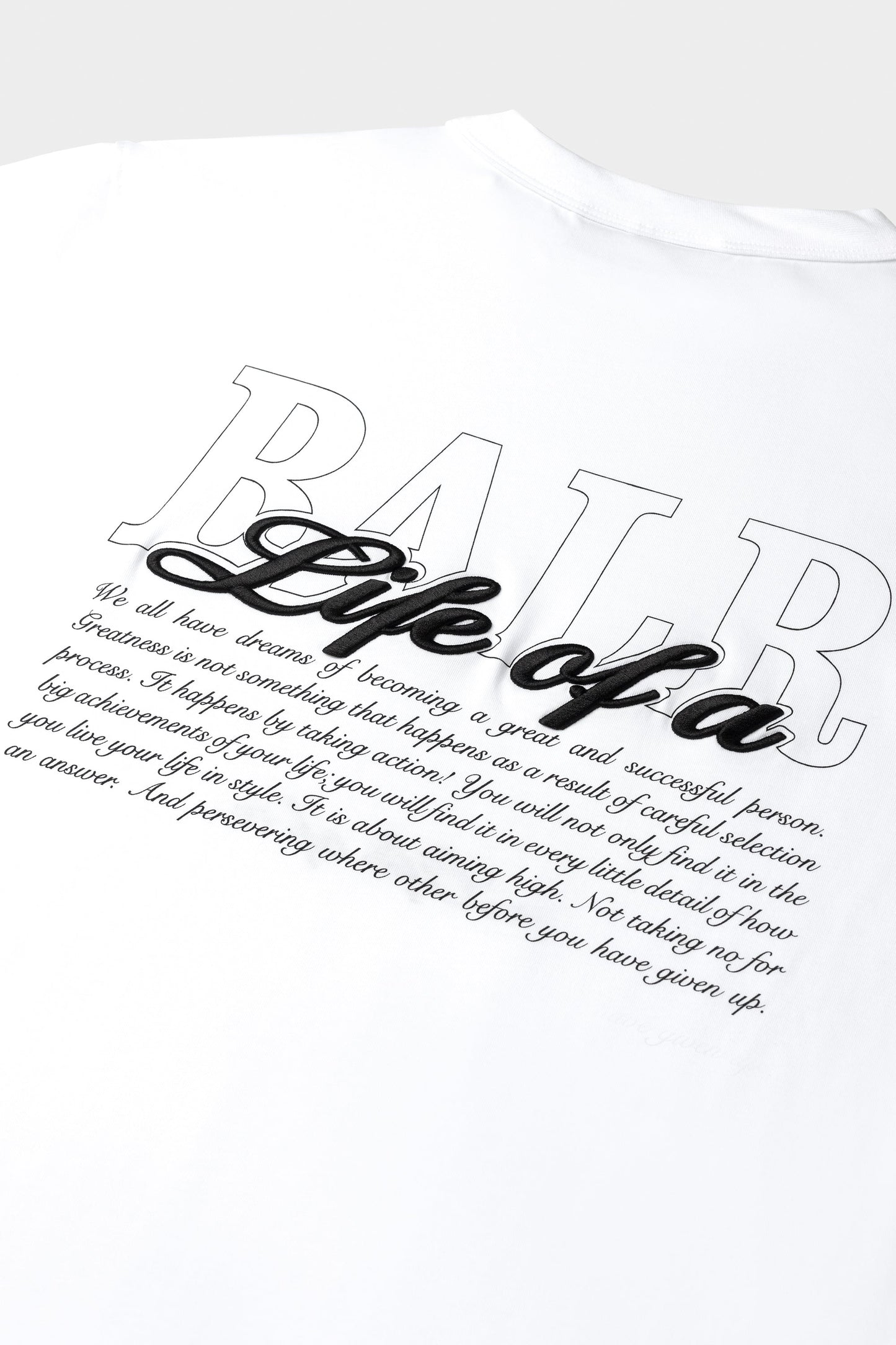 Script T-Shirt Bright White