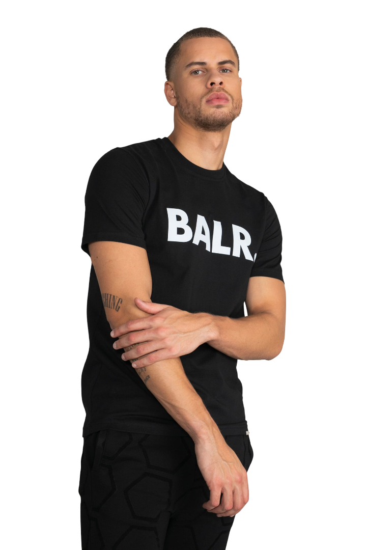 BALR. T-SHIRT JET BLACK