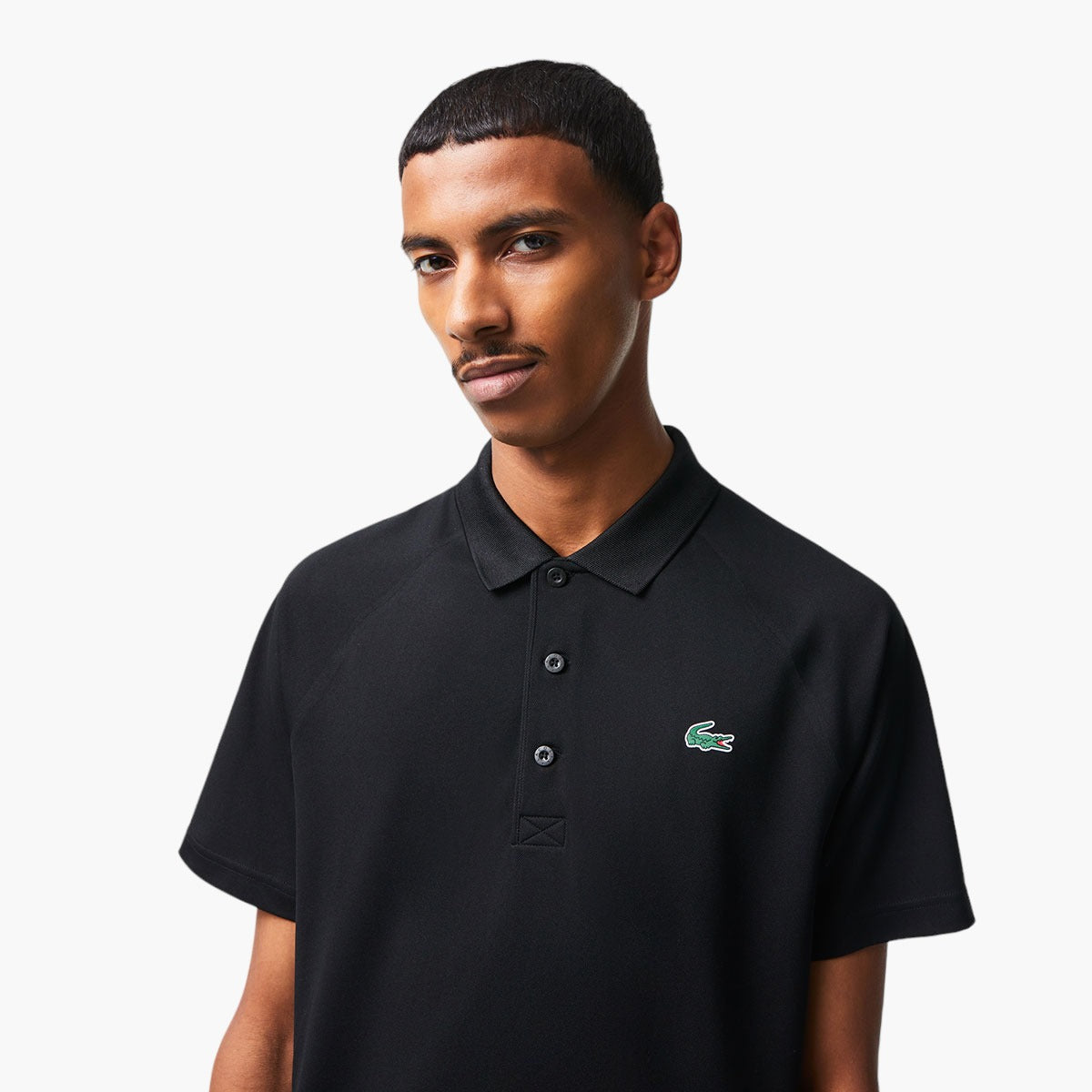 Sport Breathable Run-Resistant Interlock Polo Shirt