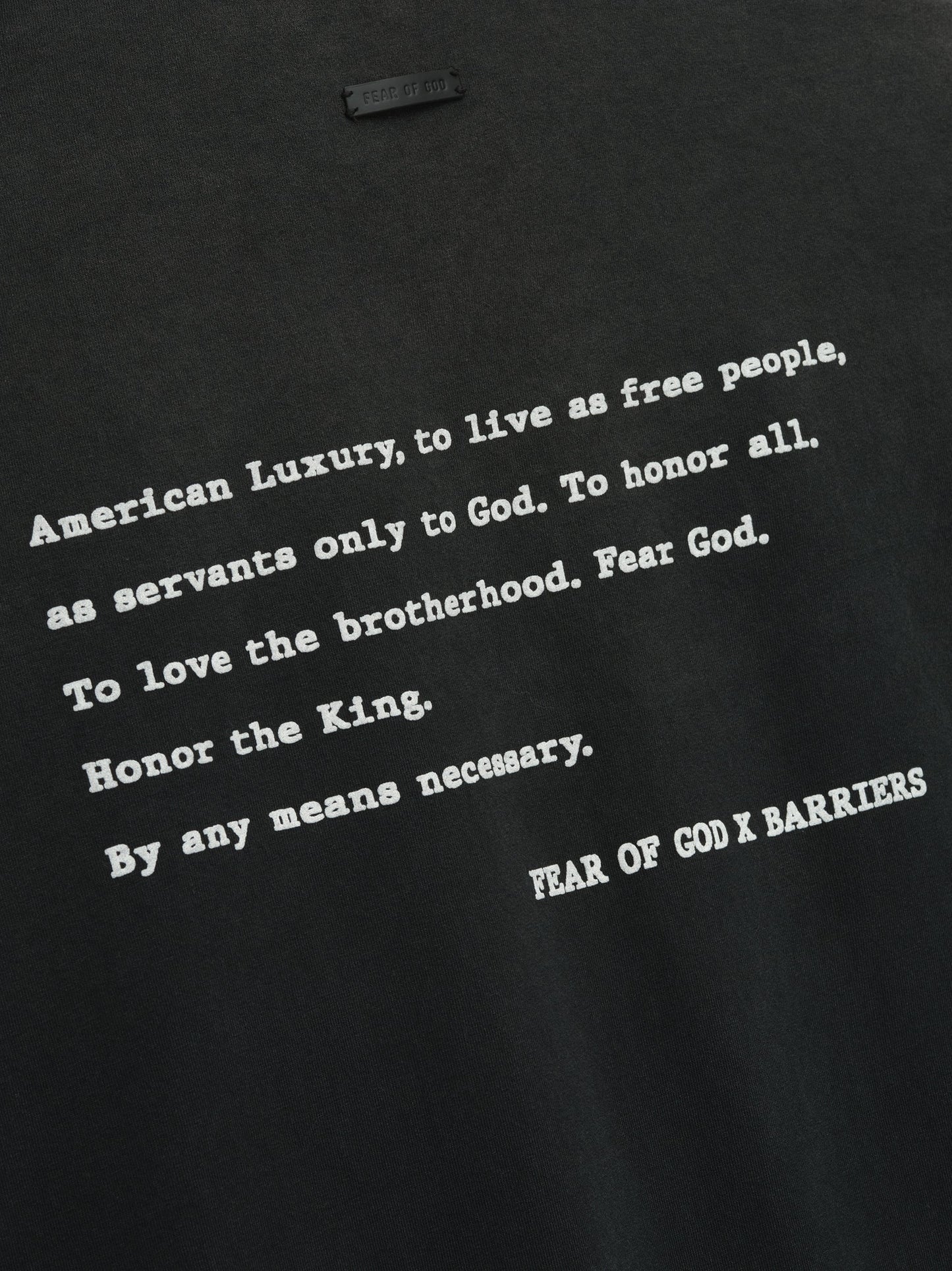 Off Black "American Luxury" S/S Tee