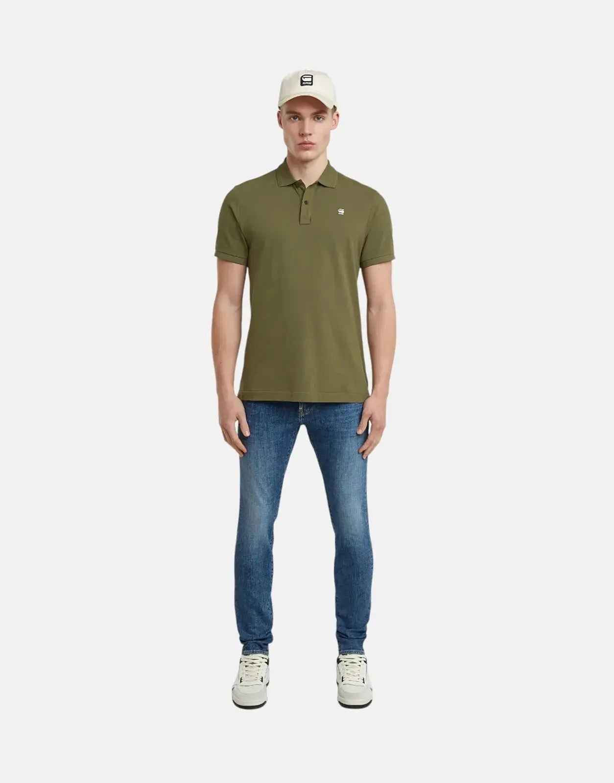 G-Star RAW Dunda Slim Shadow Olive Polo