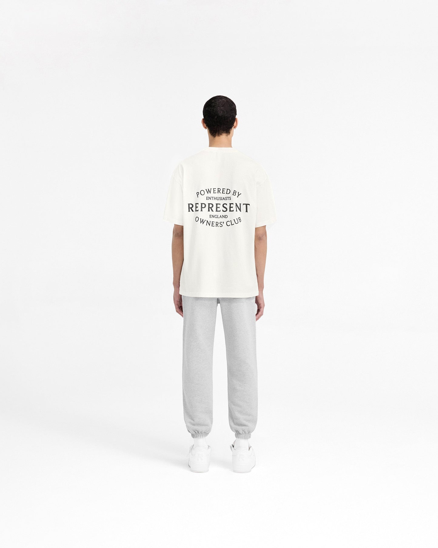 Represent Owners Club Stamp T-Shirt - Flat White