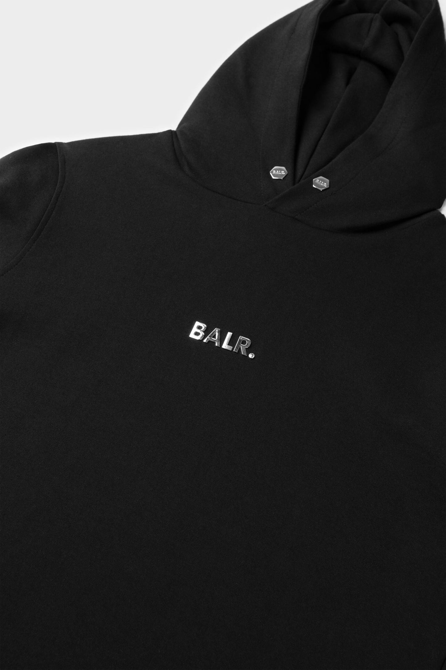 BALR Q-Series Straight Classic Hoodie Men Black