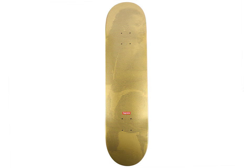 SUPREME DIGI SKATEBOARD DECK GOLD