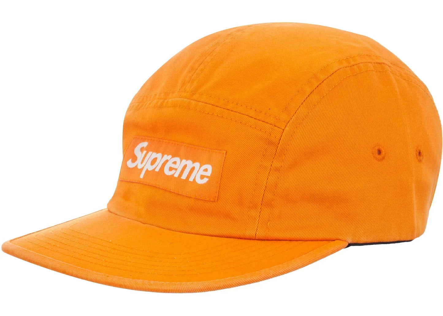 SUPREME WASHED CHINO TWILL CAMP CAP (FW23) LIGHT ORANGE