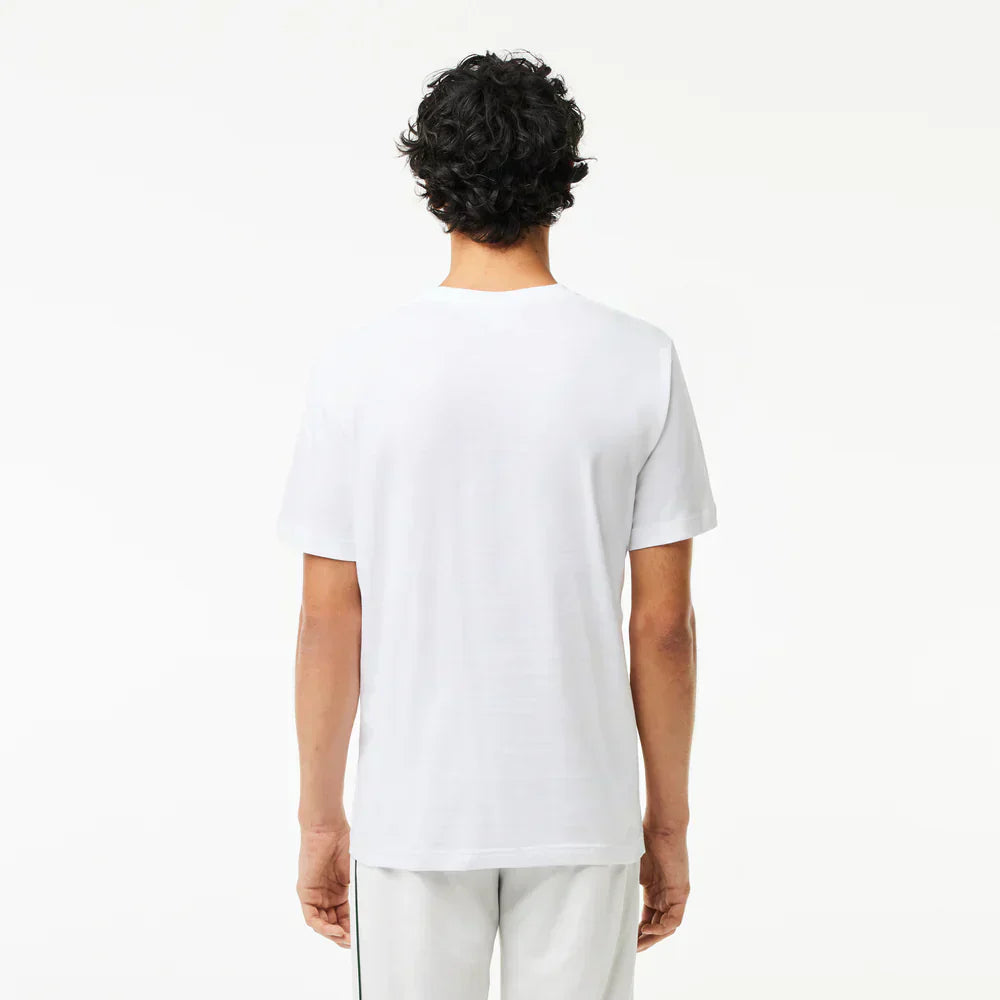 Lacoste Cotton Jersey Signature Print T-shirt