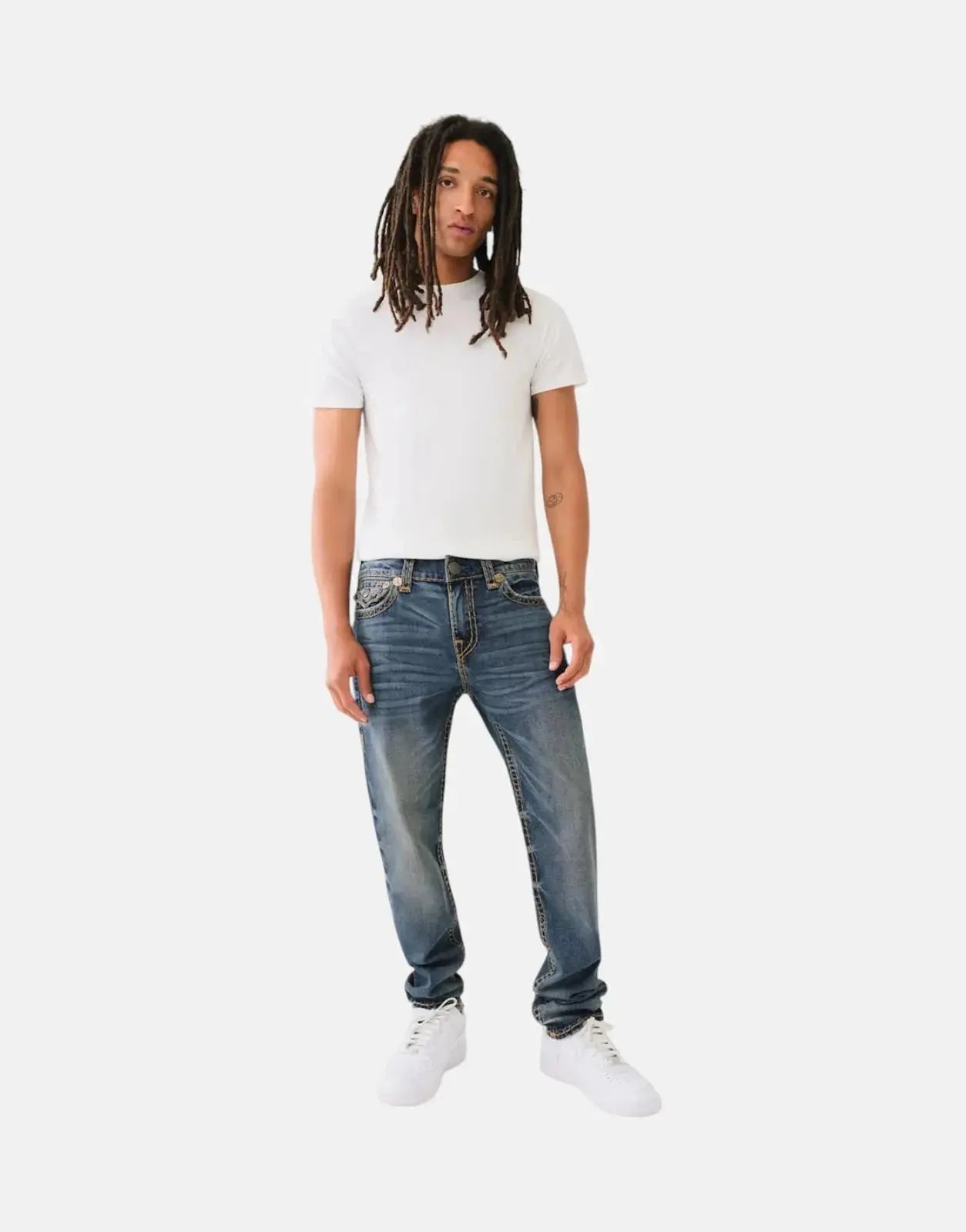 True Religion Rocco Super T Queens Dark Wash Jeans