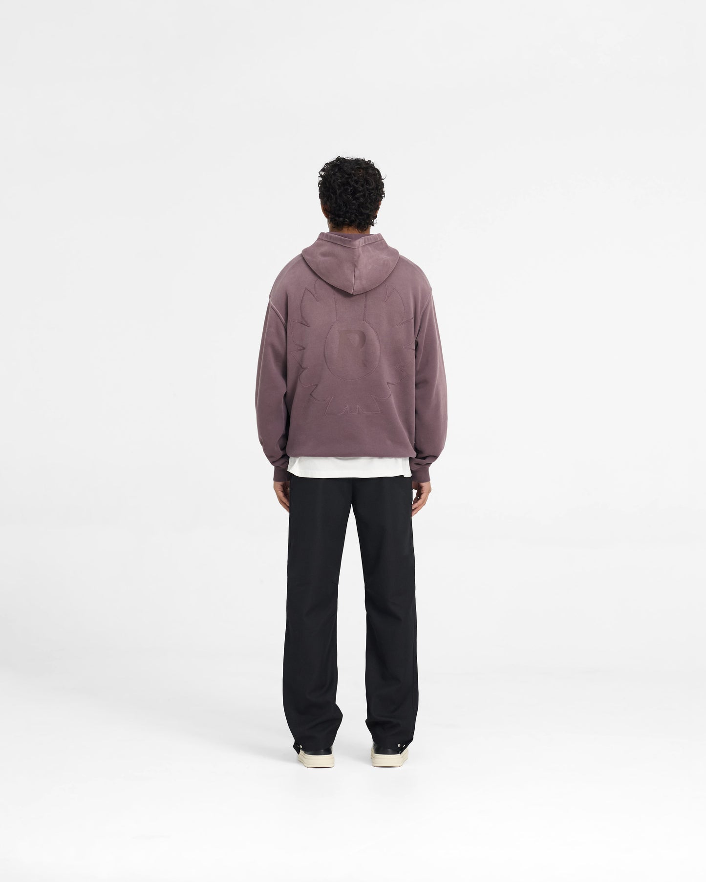 Represent X Belstaff Outline Phoenix Hoodie - Plum