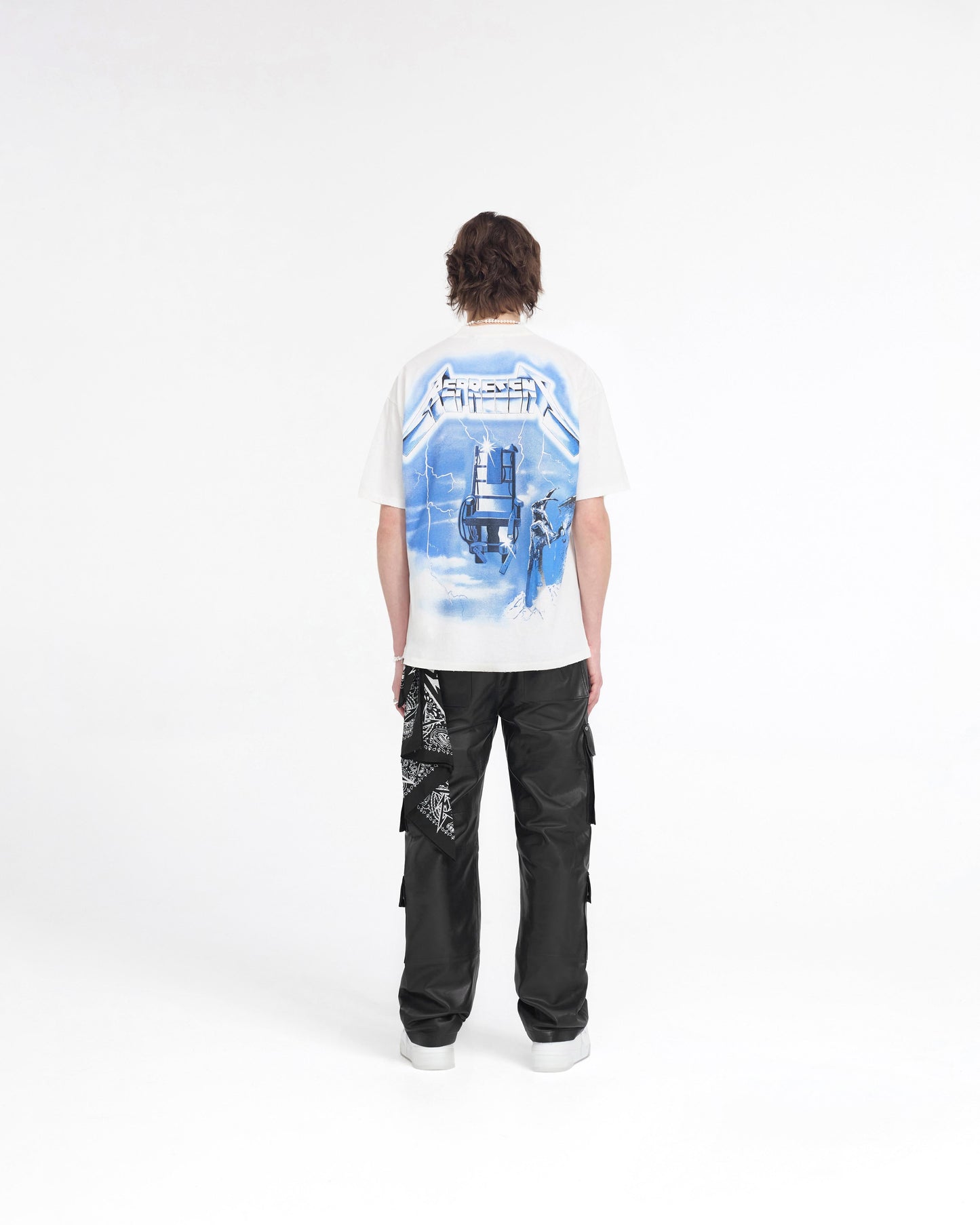 Represent X Metallica Ride The Lightning T-Shirt - Flat White