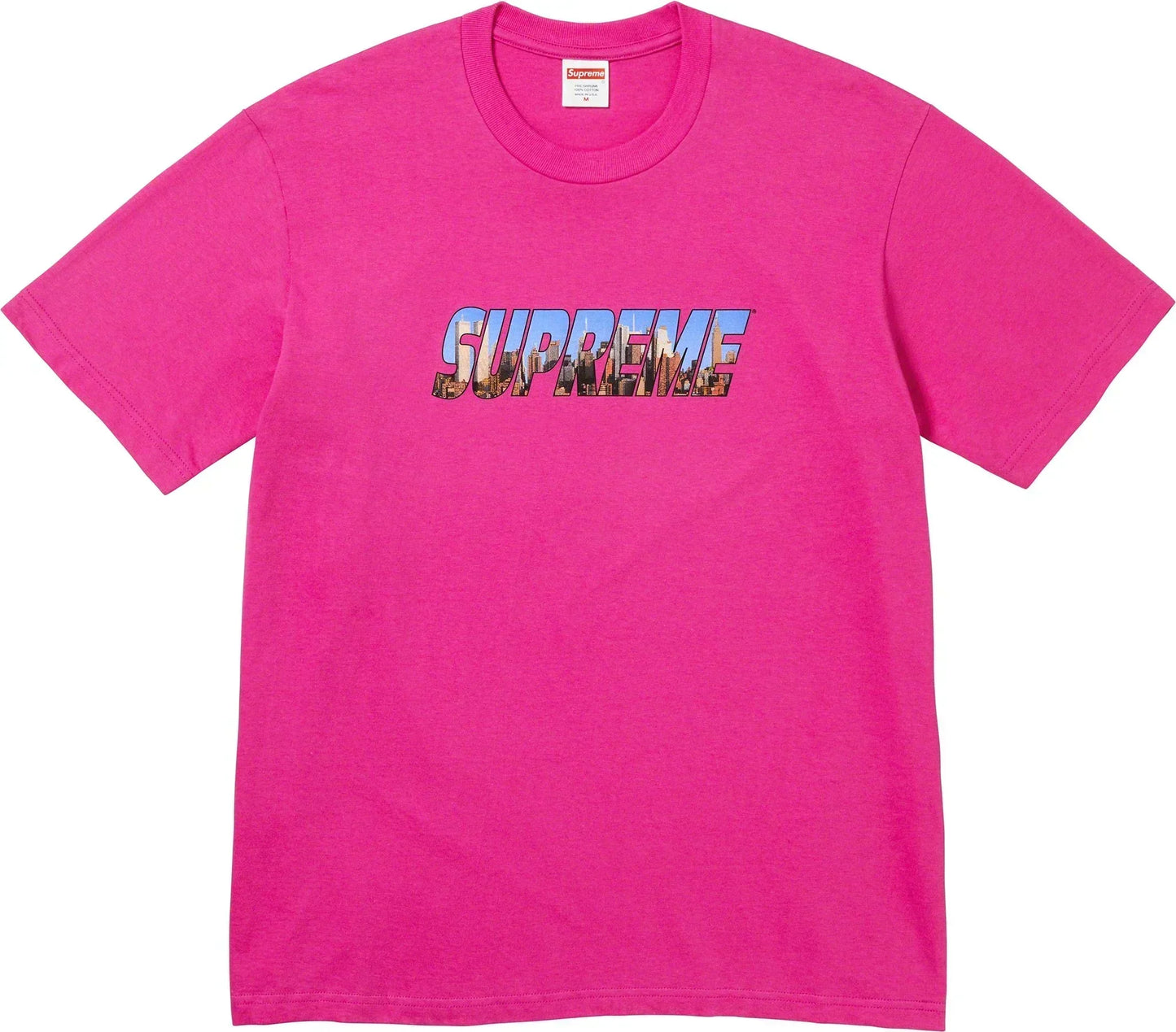 SUPREME GOTHAM TEE MAGENTA