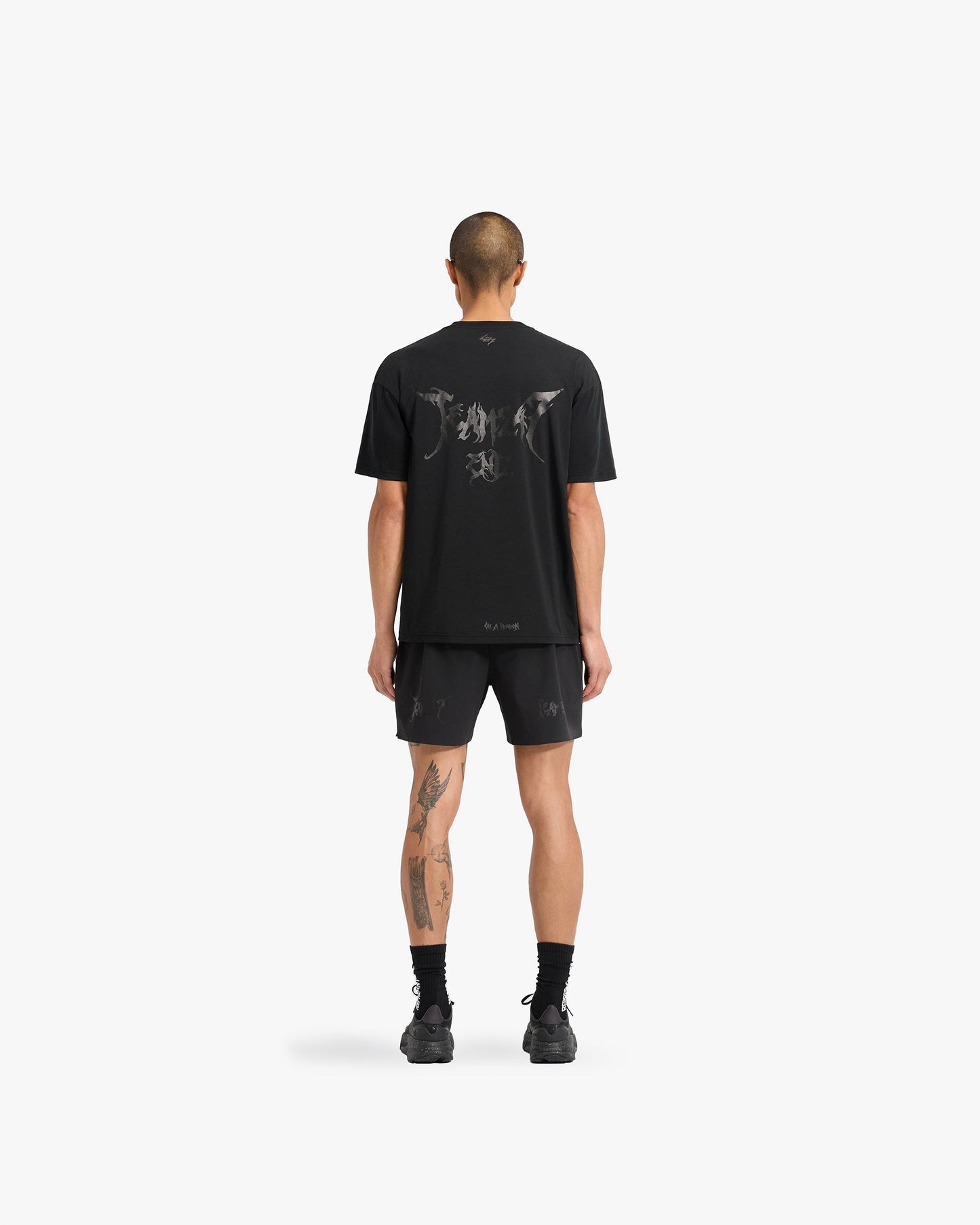 Team 247 X END Oversized T-Shirt - Jet Black