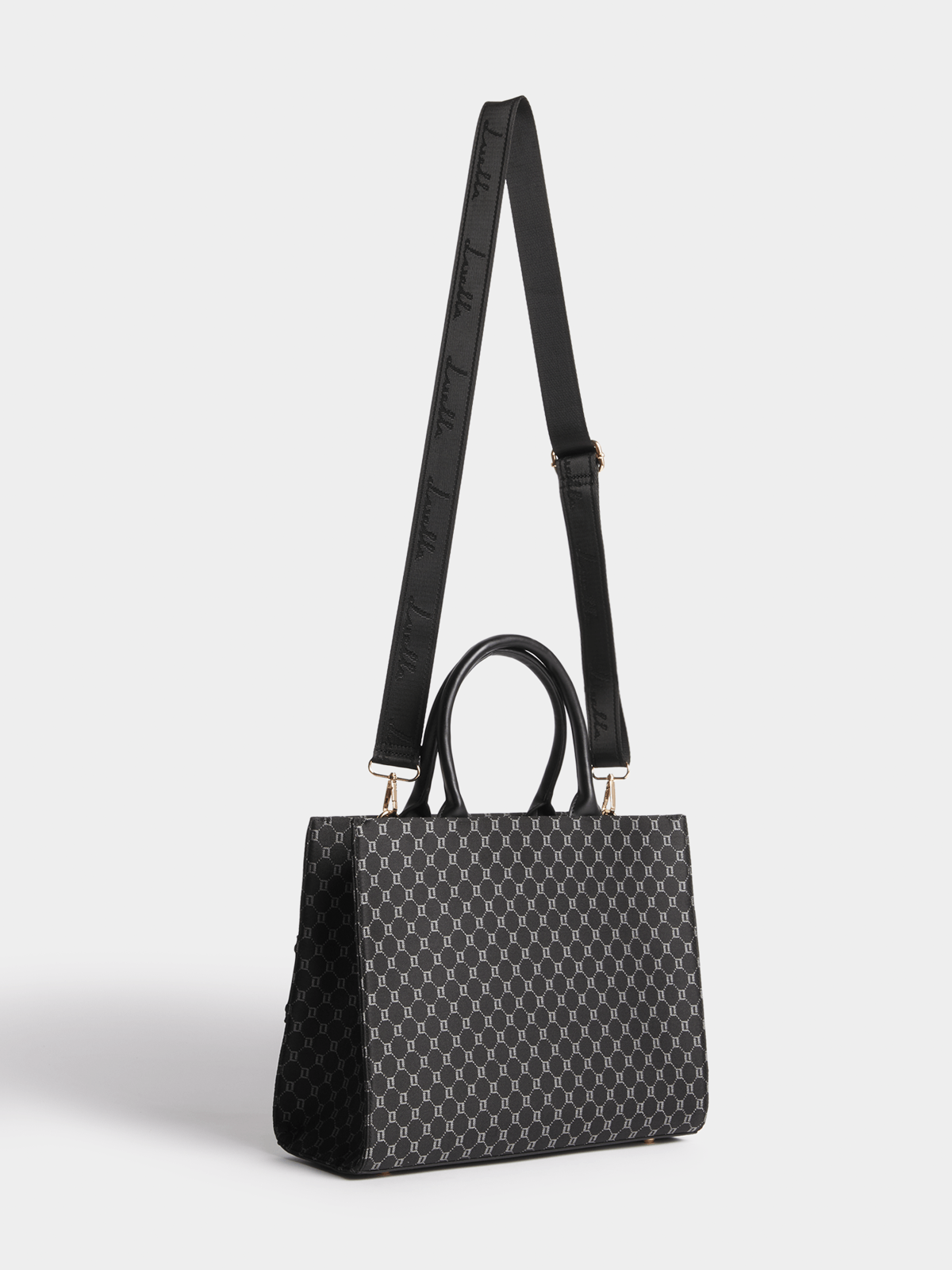 Luella LL Jacquard Medium Shopper Bag