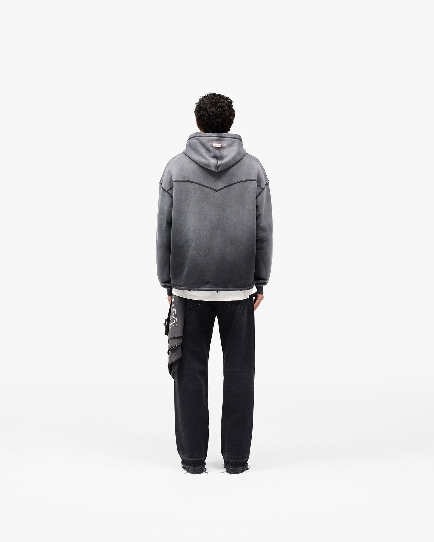 Represent X Hunter Hoodie - Stained Black