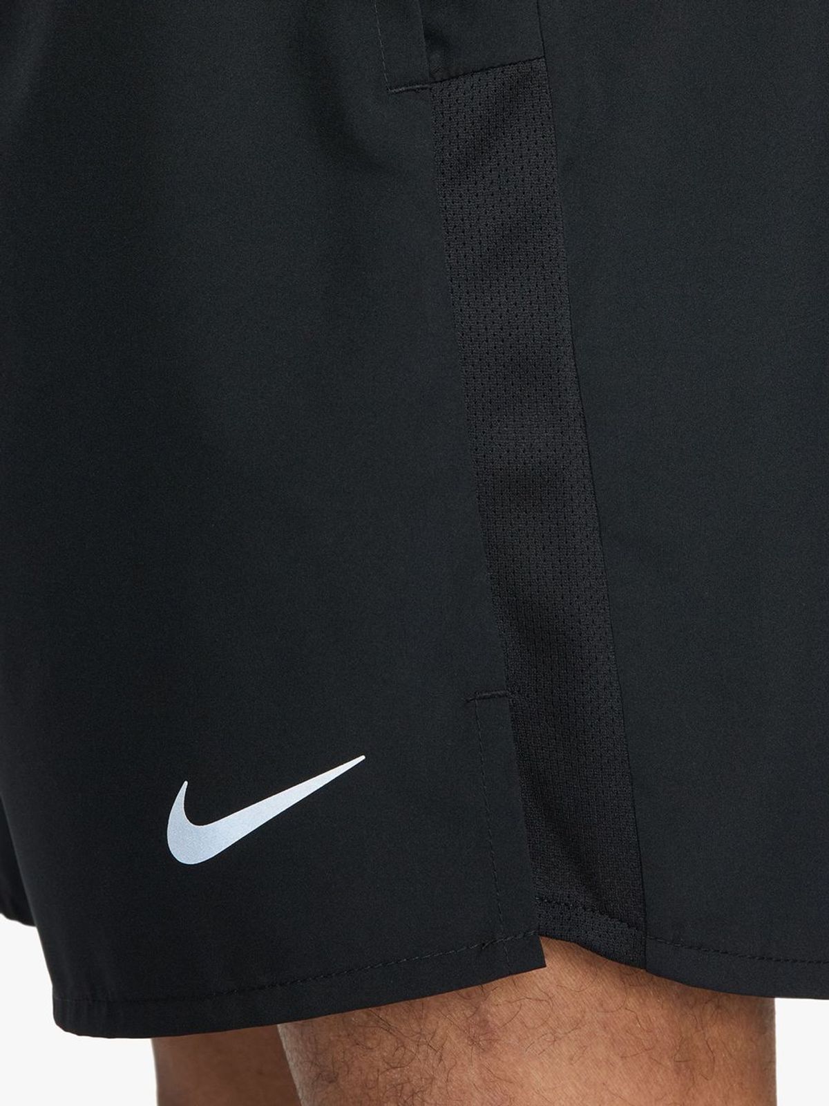 Nike Mens Dri-Fit Black Challenger 7 inch Unlined Versatile Shorts