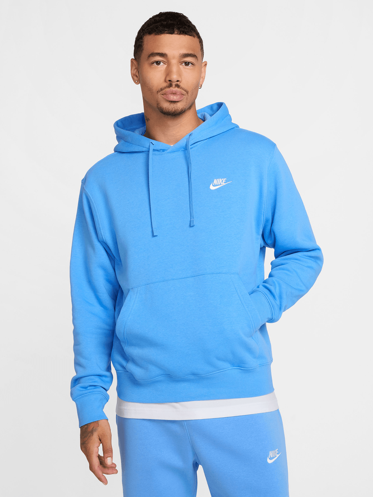 Nike Mens Sportswear Club Fleece University Blue Hoodie