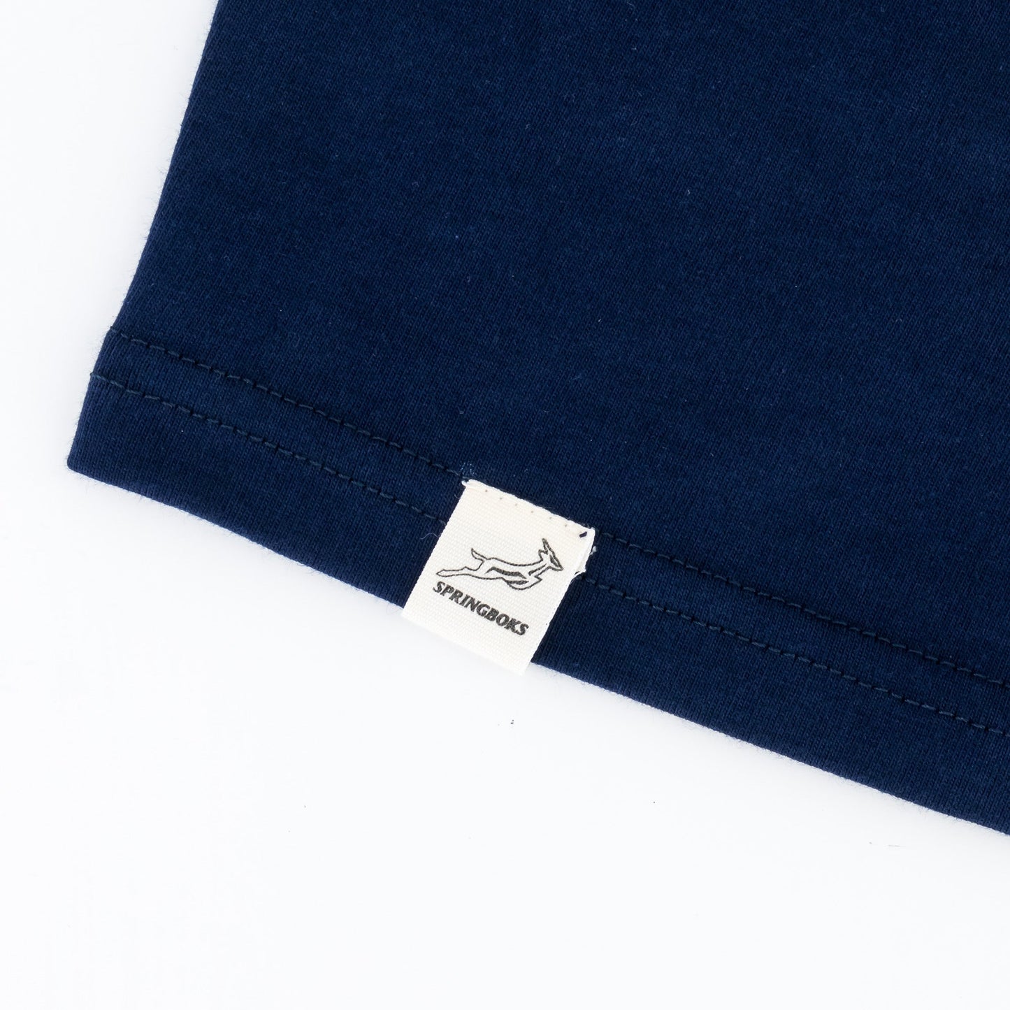 Springboks Flag Bok Regular Crew Tee-Navy