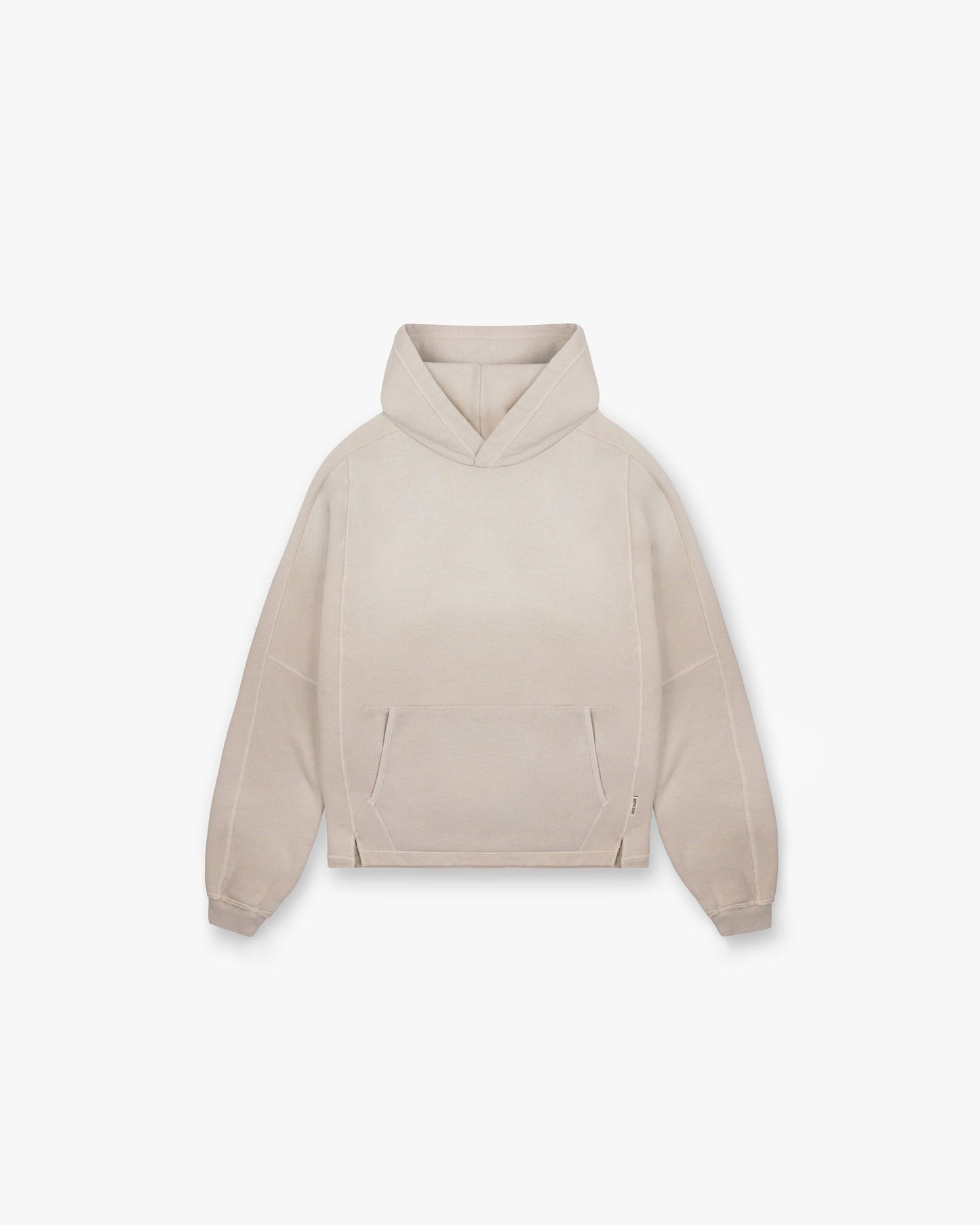Stepped Hem Hoodie - Oat