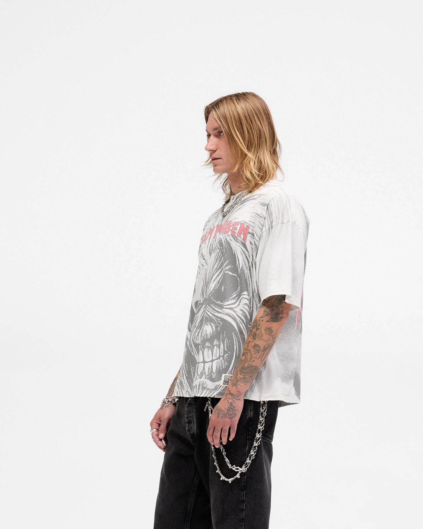 Represent X Iron Maiden Killers T-Shirt - Flat White