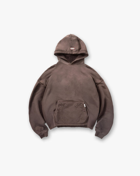 Represent X Hunter Hoodie - Stained Brown
