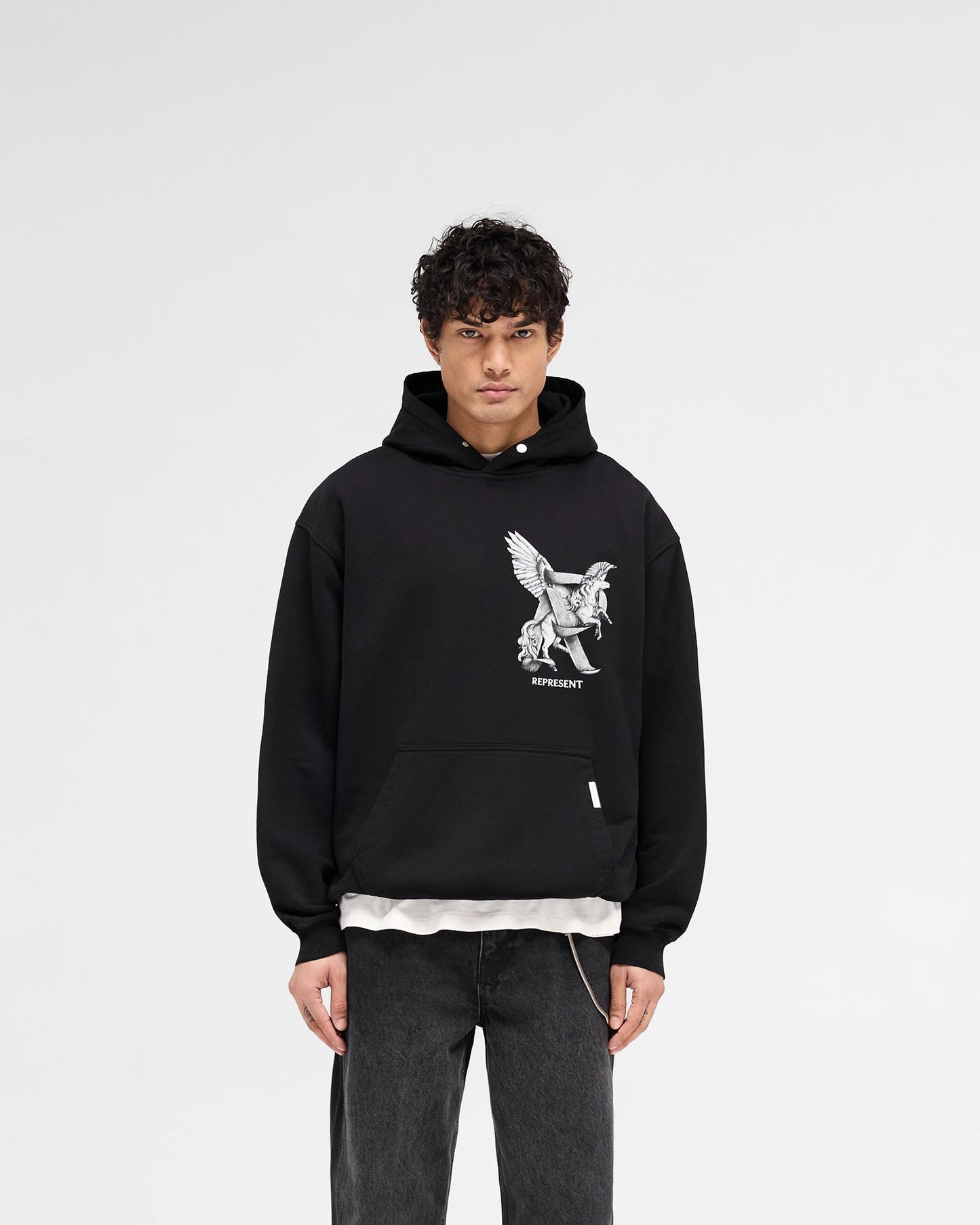 Elegance In Motion Hoodie - Jet Black