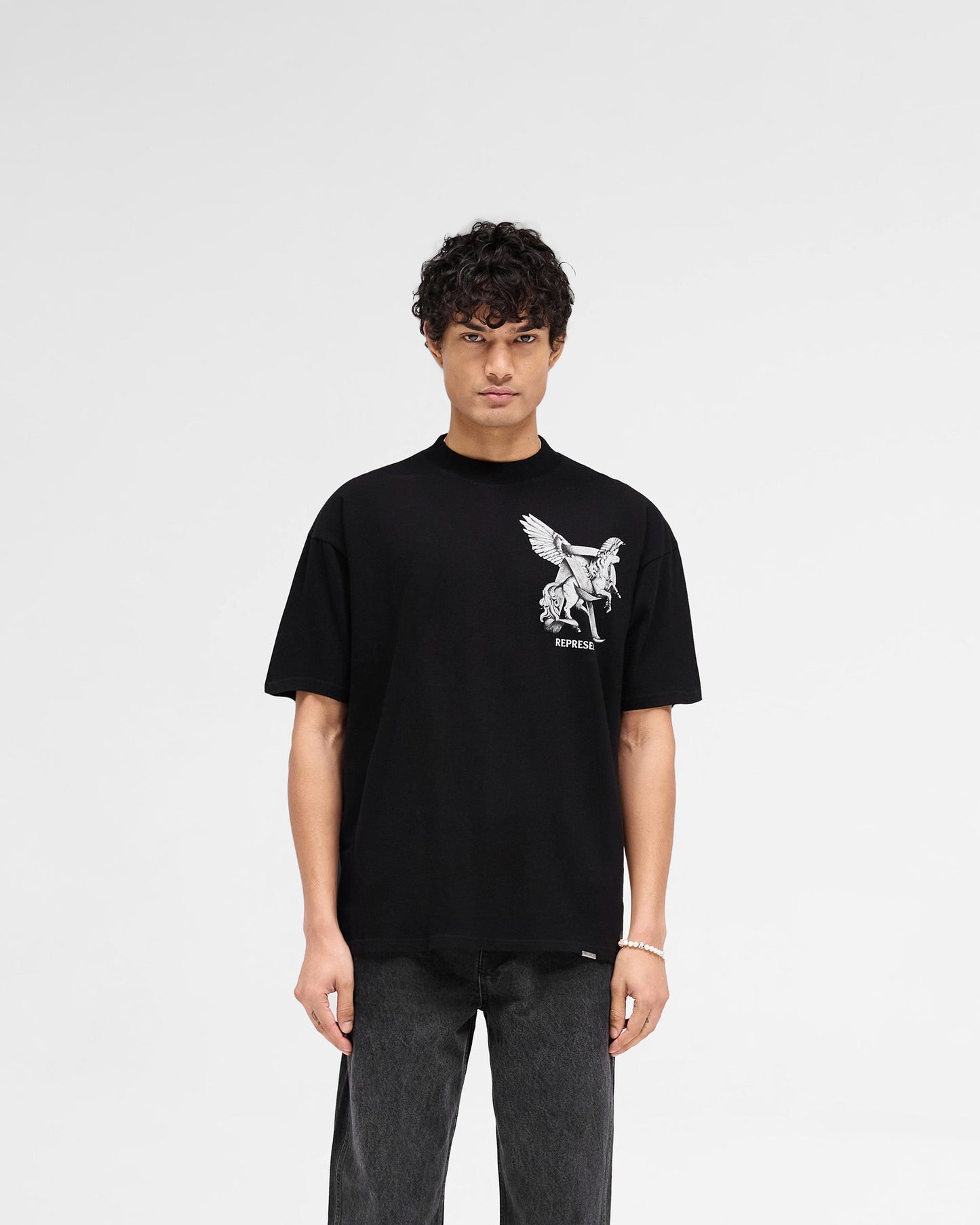 Elegance In Motion T-Shirt - Jet Black