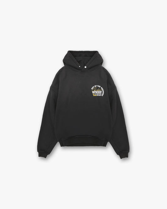 Out Of The Shadows Hoodie - Stained Black
