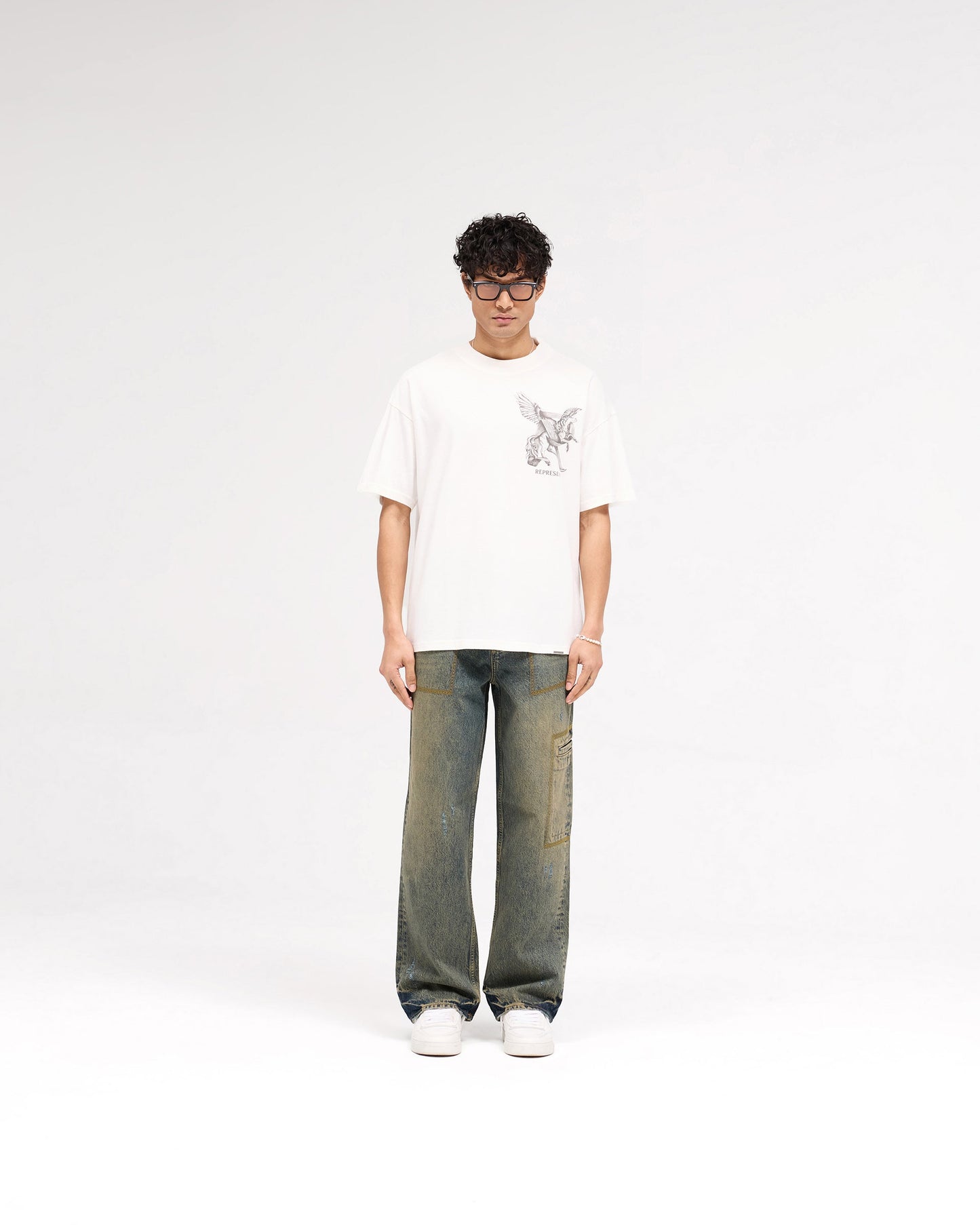 Elegance In Motion T-Shirt - Flat White