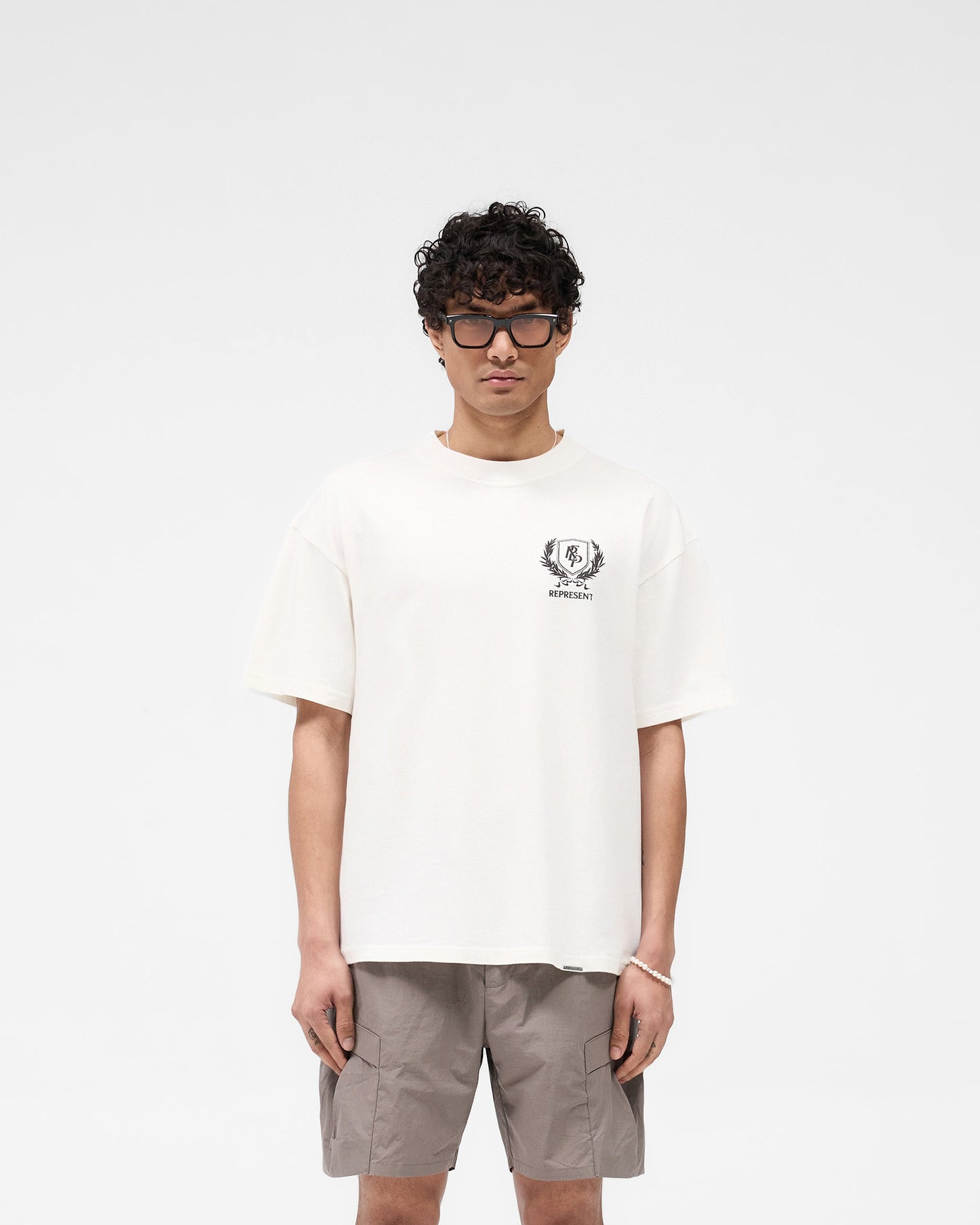 Crest T-Shirt - Flat White