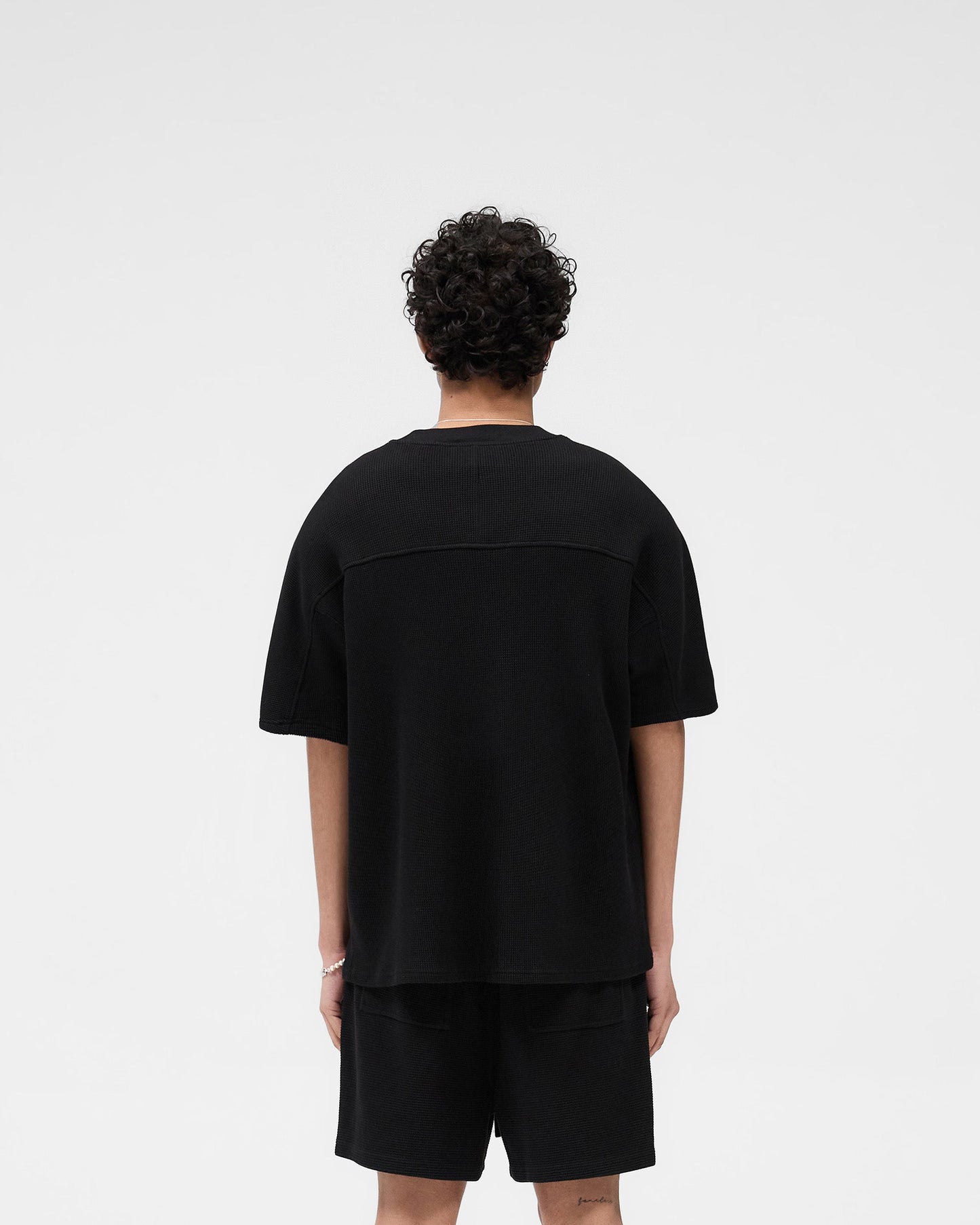 Waffle T-Shirt - Jet Black