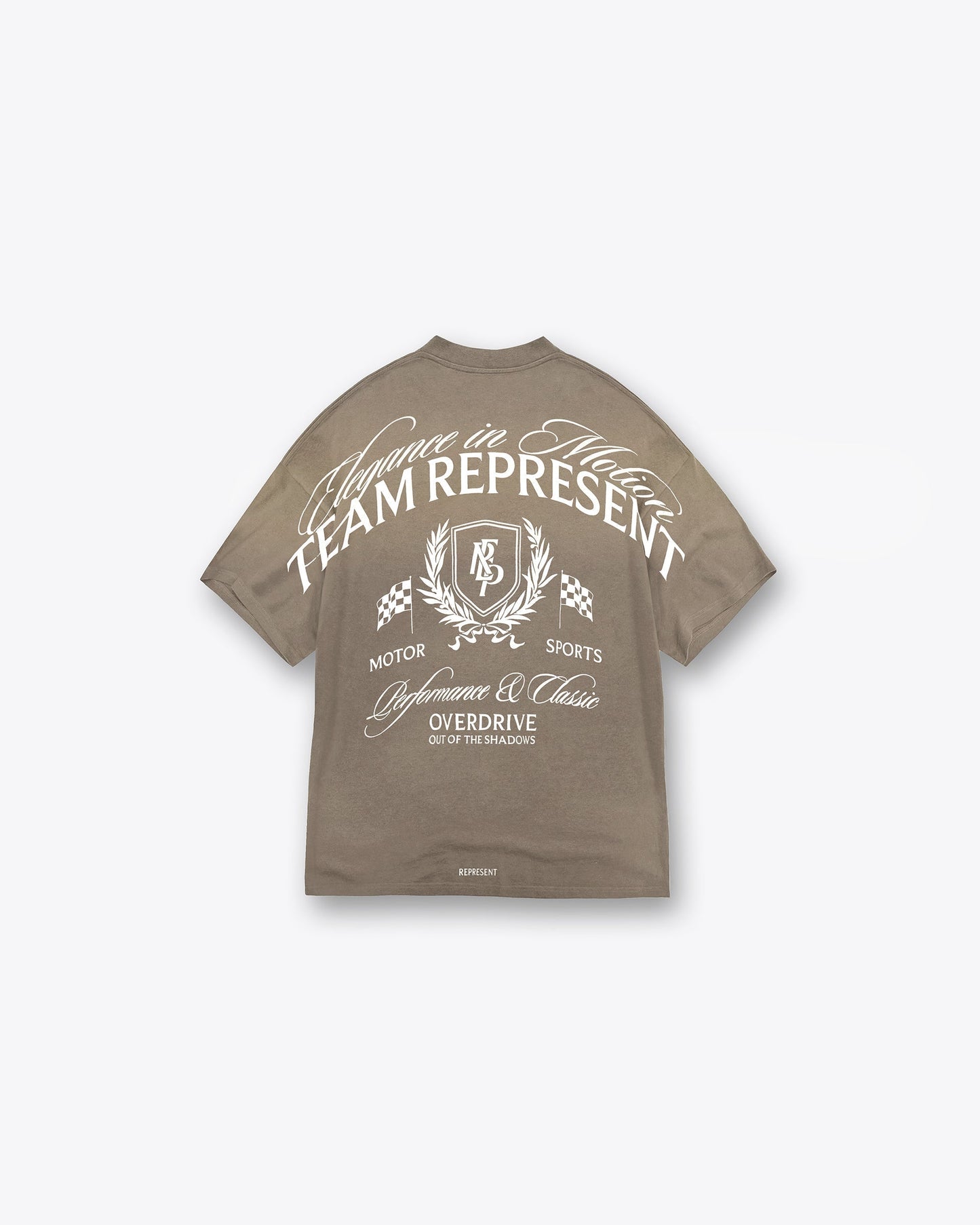 Crest T-Shirt - Dark Taupe