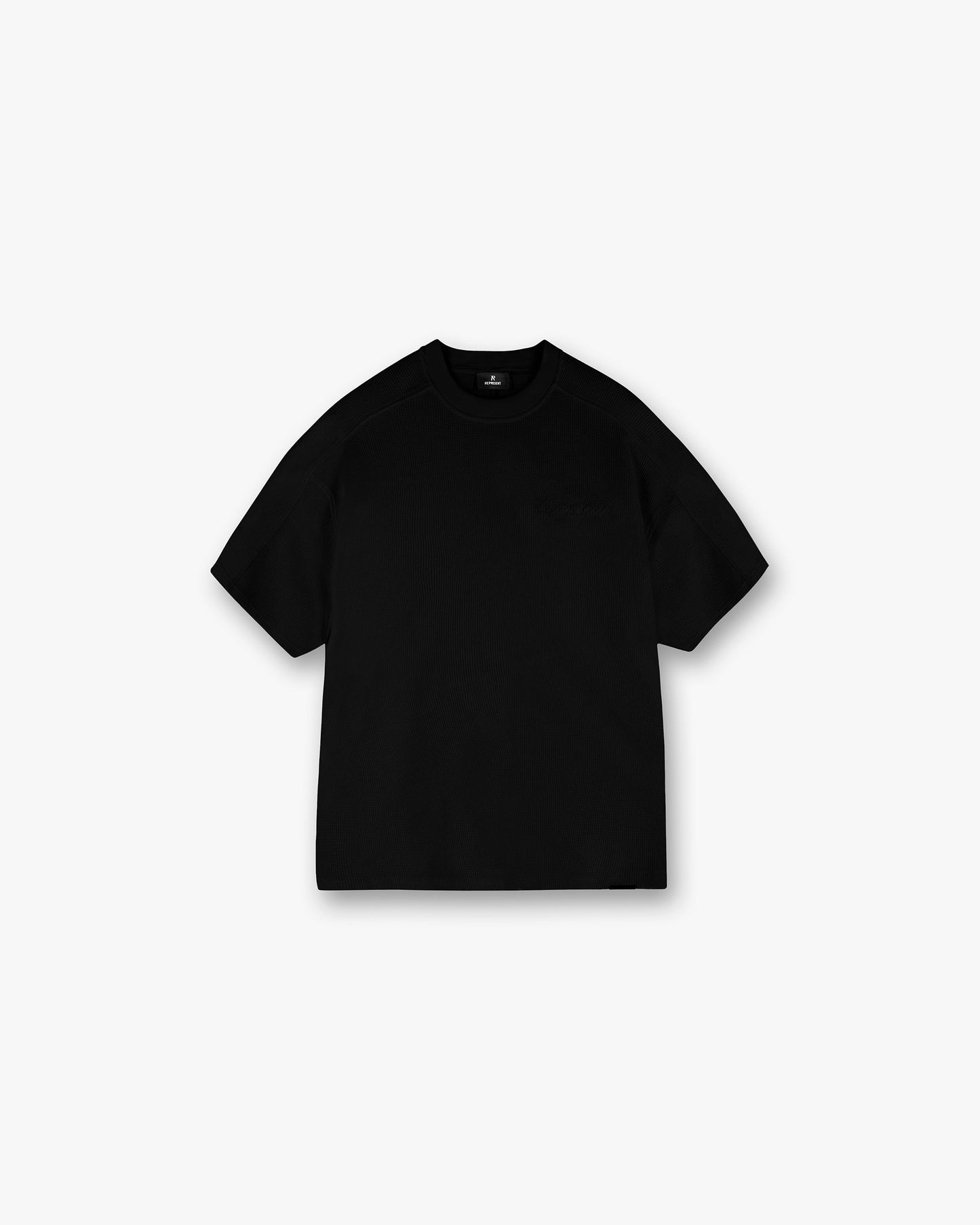Waffle T-Shirt - Jet Black