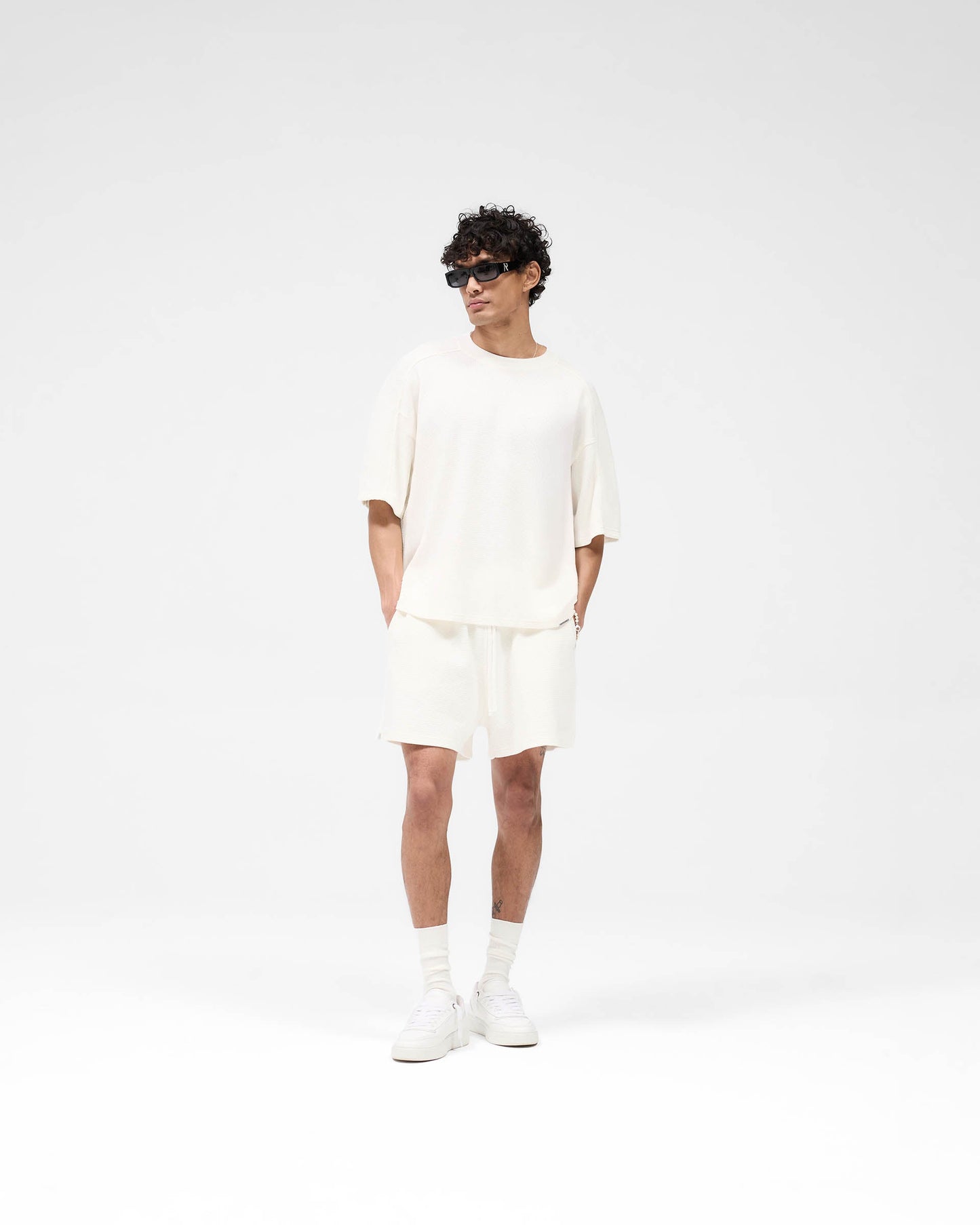 Waffle T-Shirt - Flat White