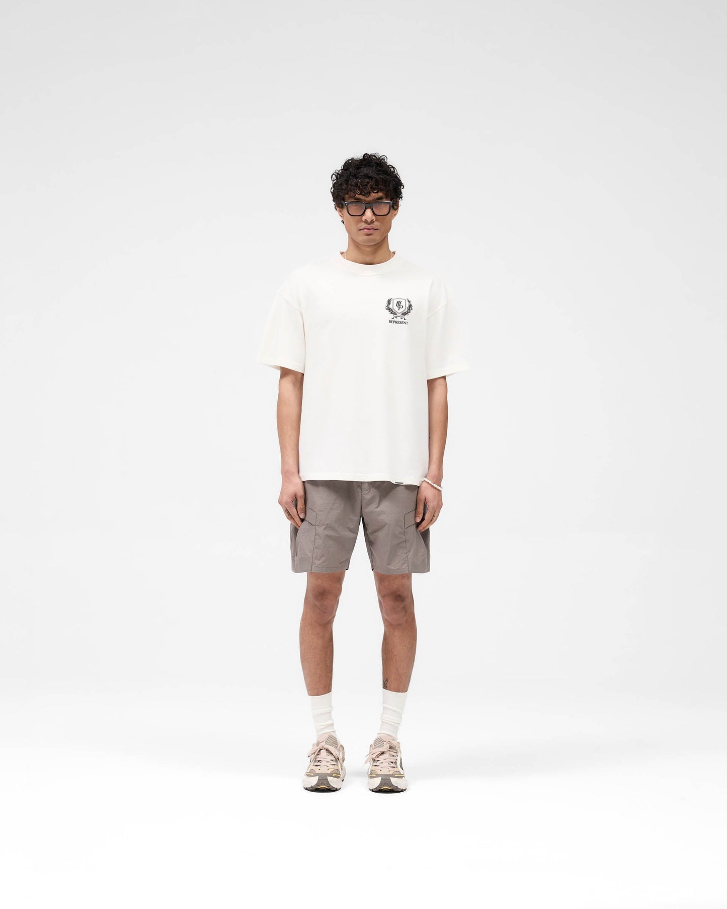 Crest T-Shirt - Flat White