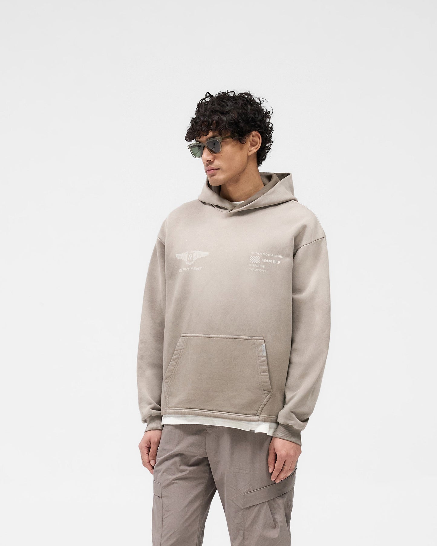 Team Rep Hoodie - Dark Taupe
