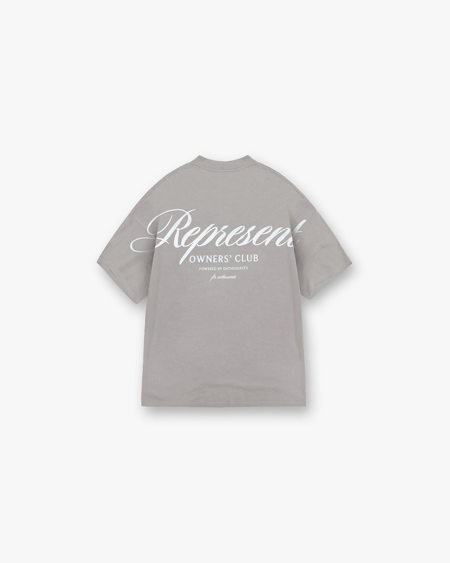 Represent Owners Club Script T-Shirt - Slate