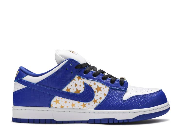 NIKE SB DUNK LOW OG QS X SUPREME 'HYPER ROYAL'